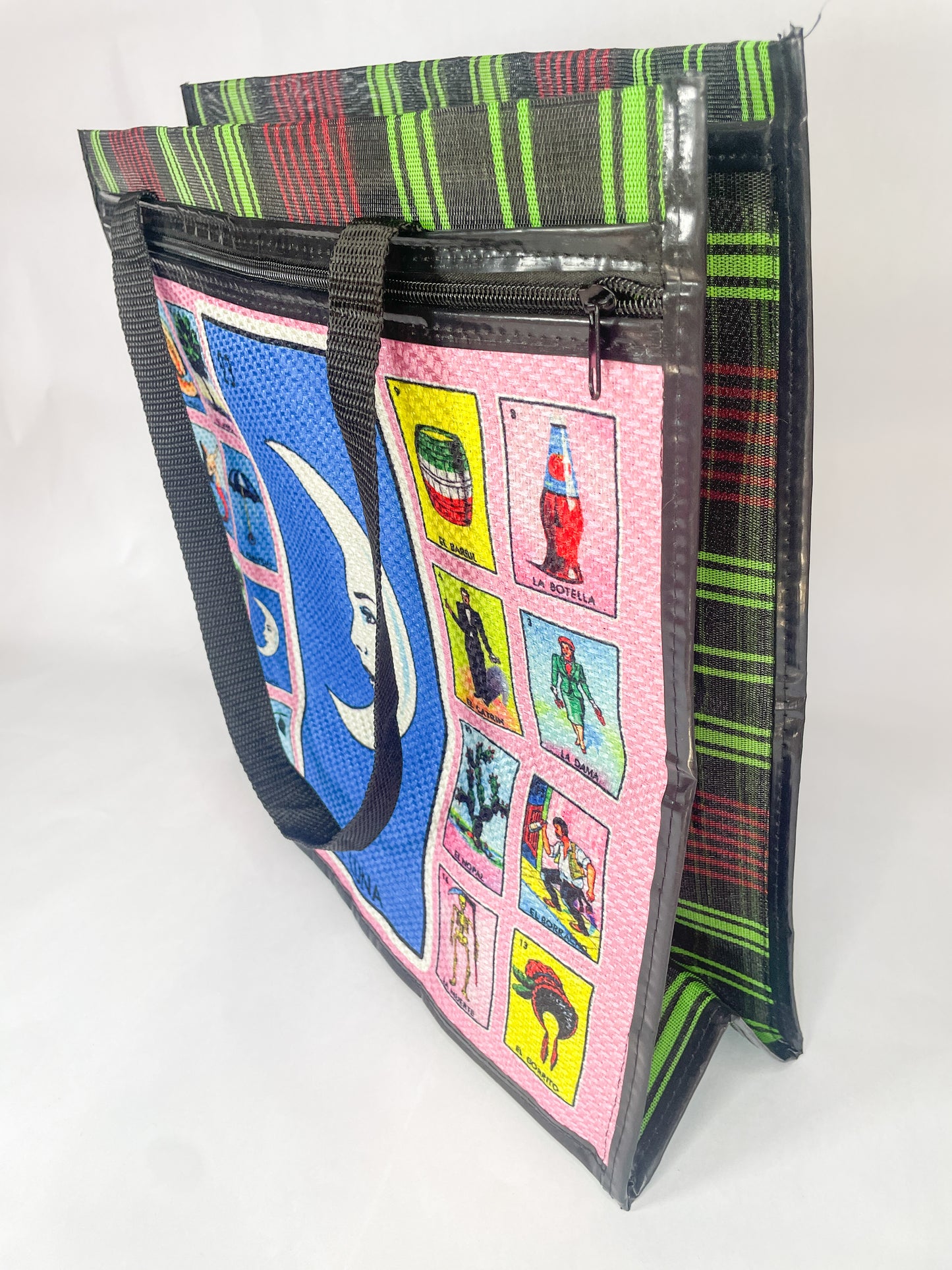 Loteria Mercado Bolsa de Mandado Large 16 in Bag Reusable