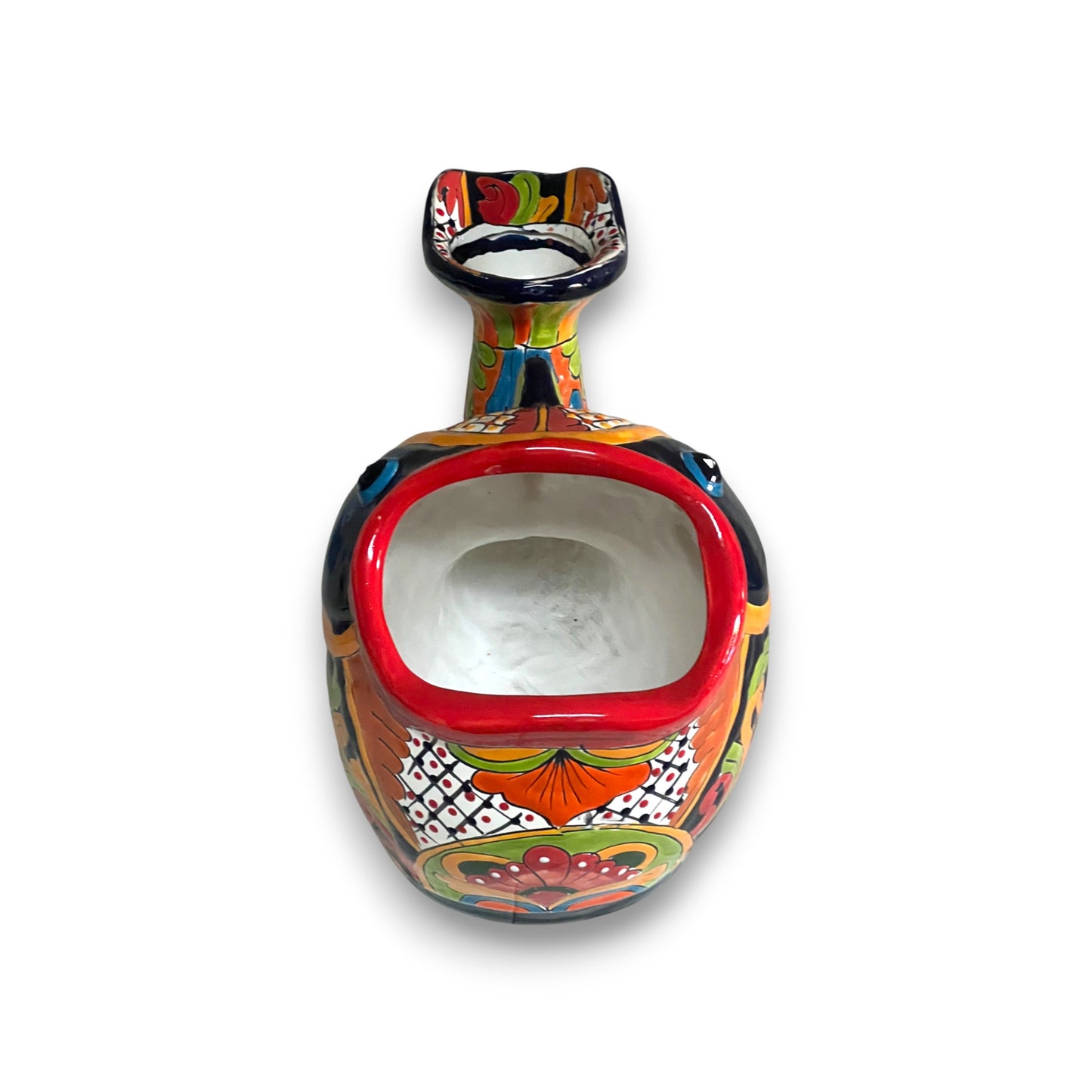 Talavera Fish Planter | Hand-Painted Mexican Ceramic Decor