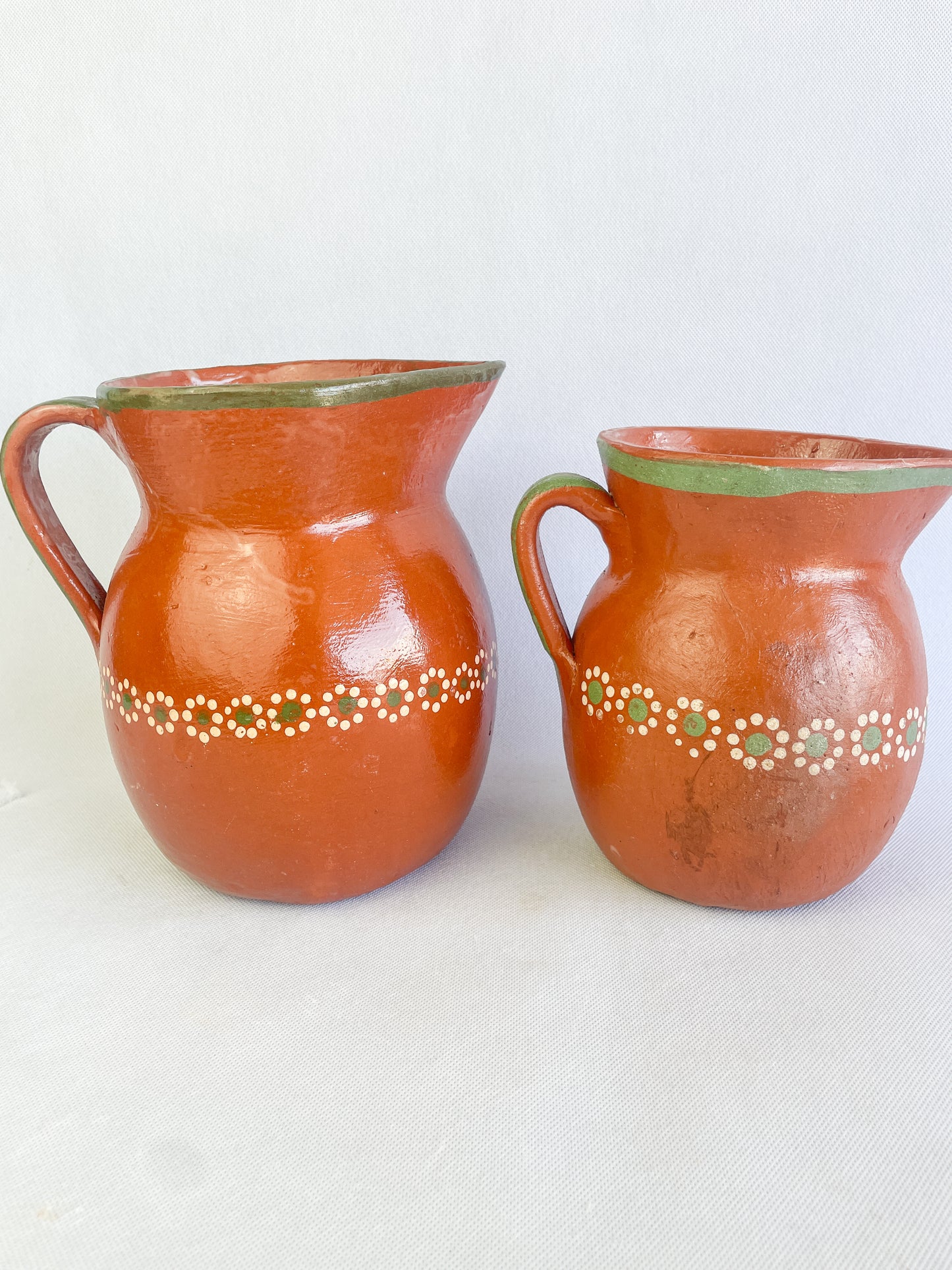 Michoacan Mexican Clay Pitcher Jarra de Barro Lead Free