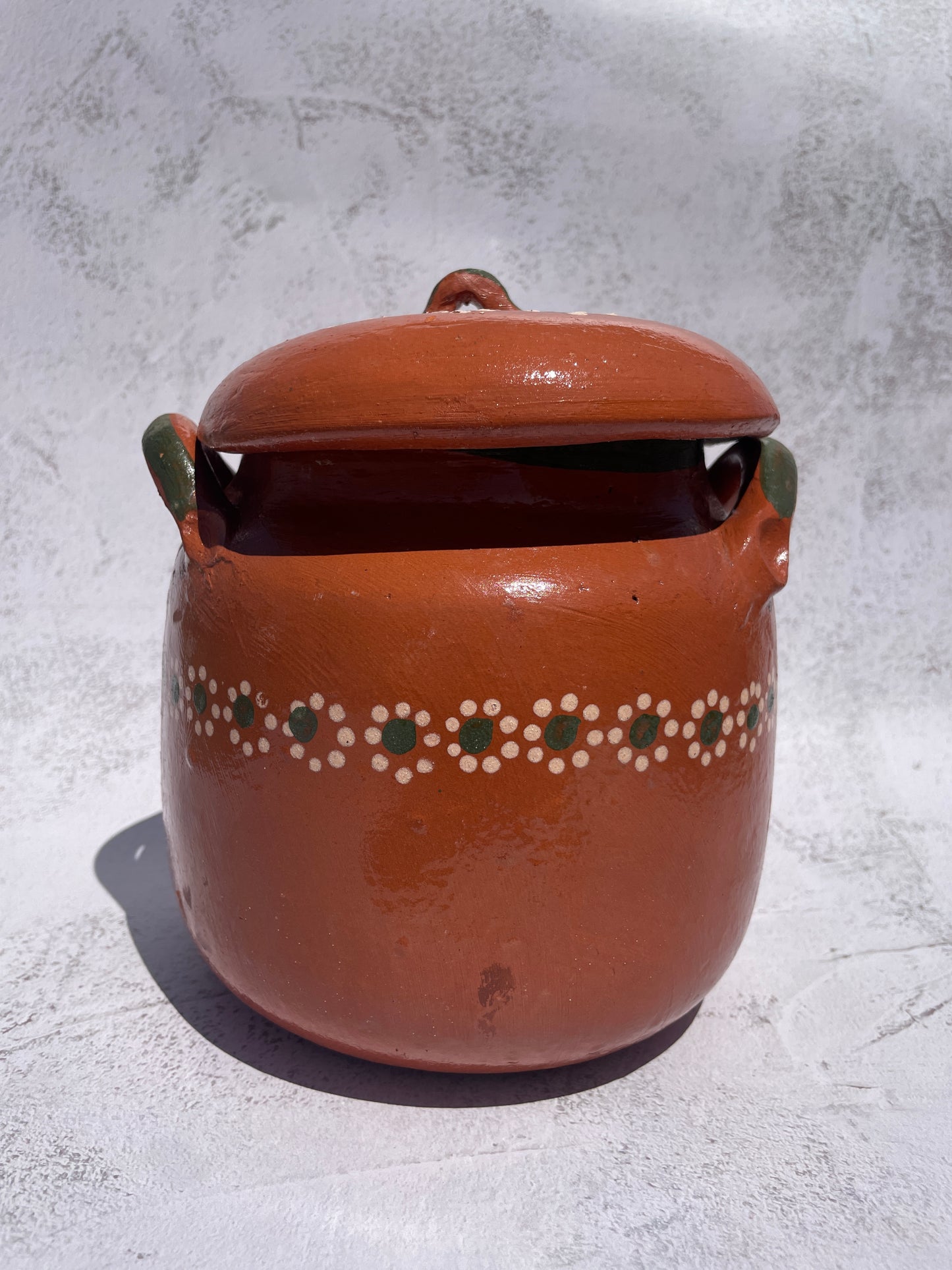 Michoacan Mexican Clay Pot Frijolera Mexican Clay Cooking Pot Small Olla Frijolera