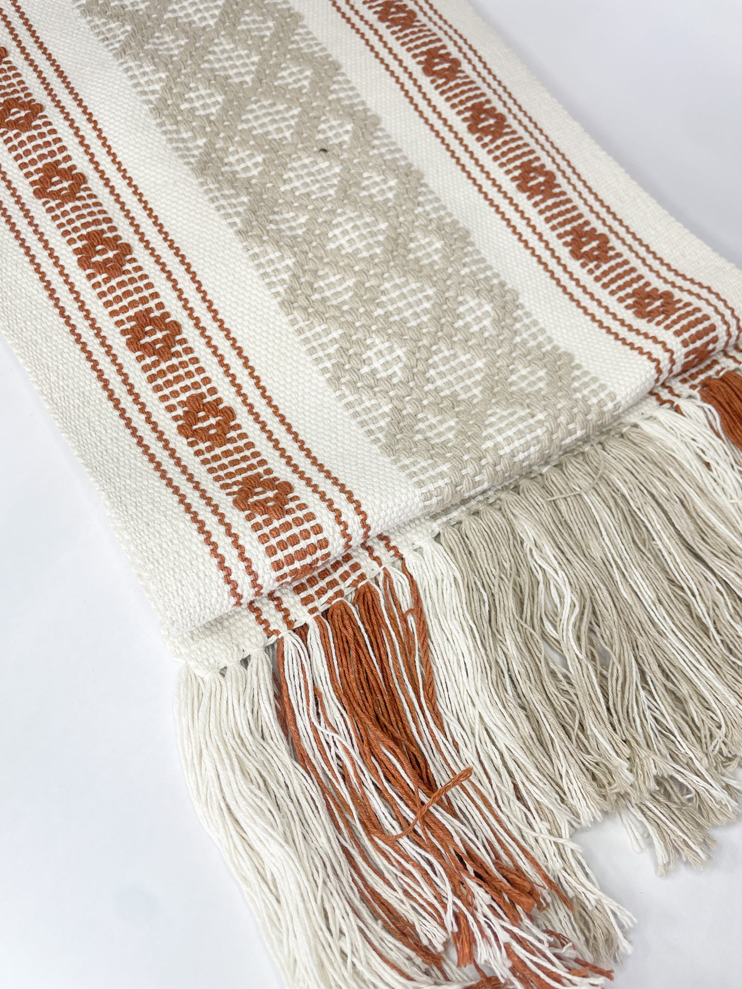 Oaxaca Table Runner Woven Zapotec Table Runner 82 inches Handmade
