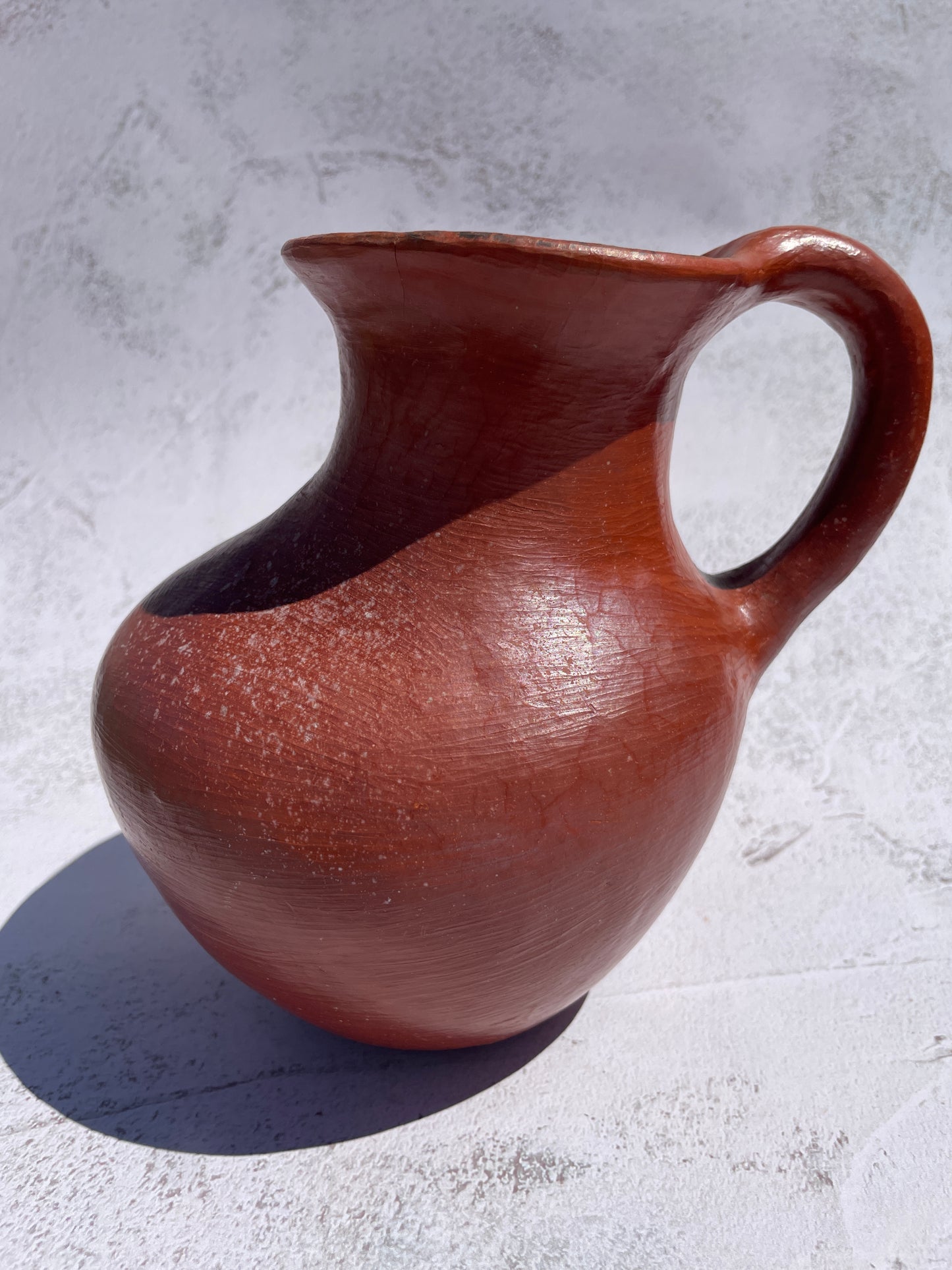 Oaxaca Red Clay Pottery Oaxaca Pottery Pitcher Handmade Red Pottery Pitcher
