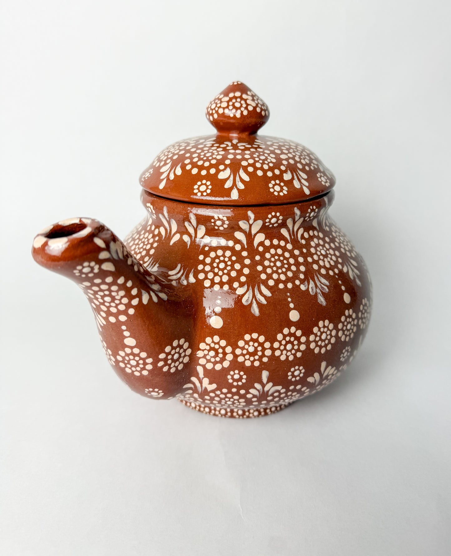 Capulineado Tea Pot Set 6pc - Juego de Te Barro