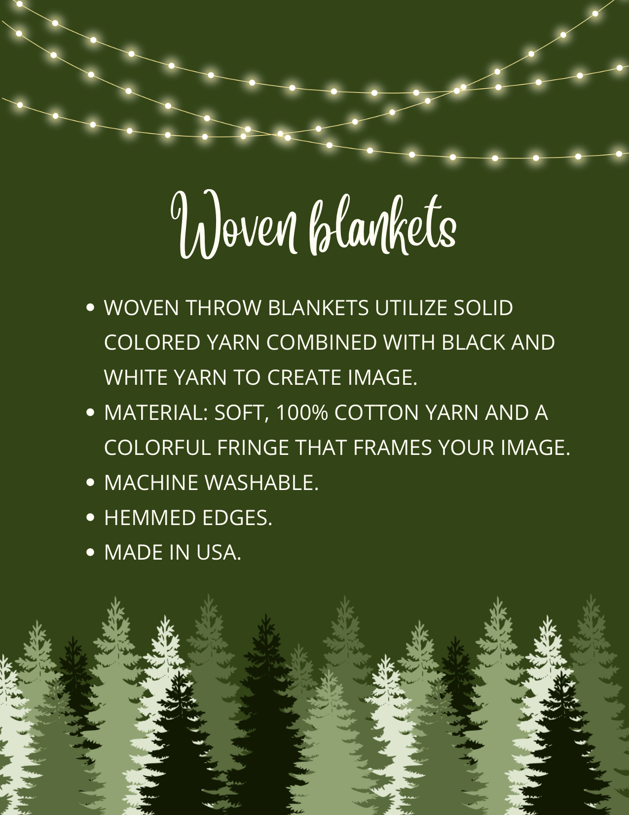 Blue Mexican floral woven blanket 50x60” clearance