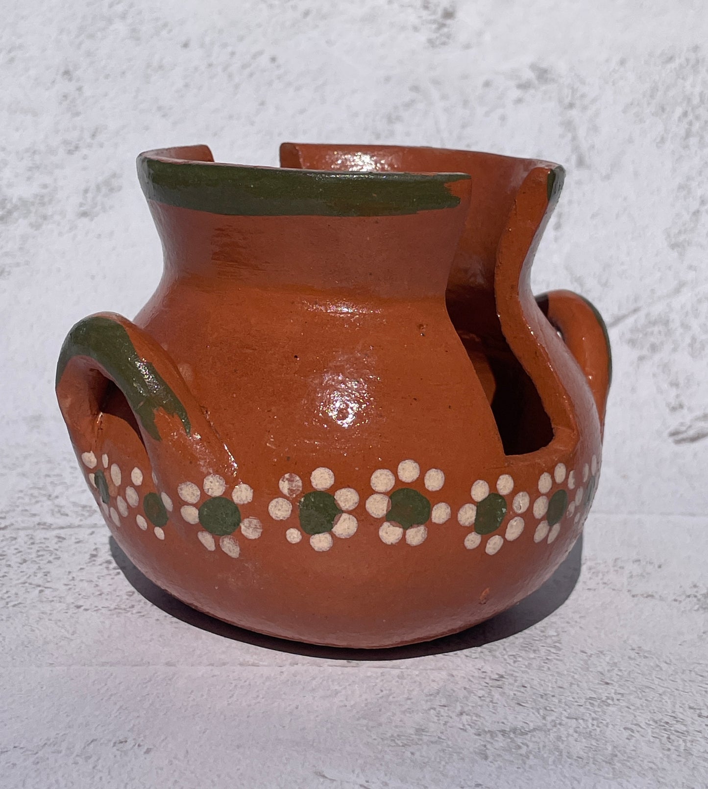 Mexican Clay Napkin Holder Servilletero de Barro Lead Free