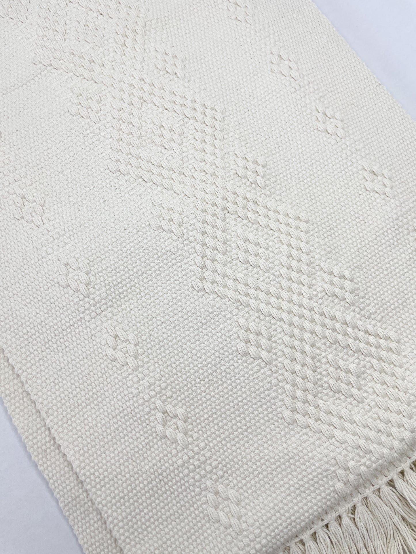 Oaxaca Table Runner Woven Zapotec Table Runner 82 inches Handmade