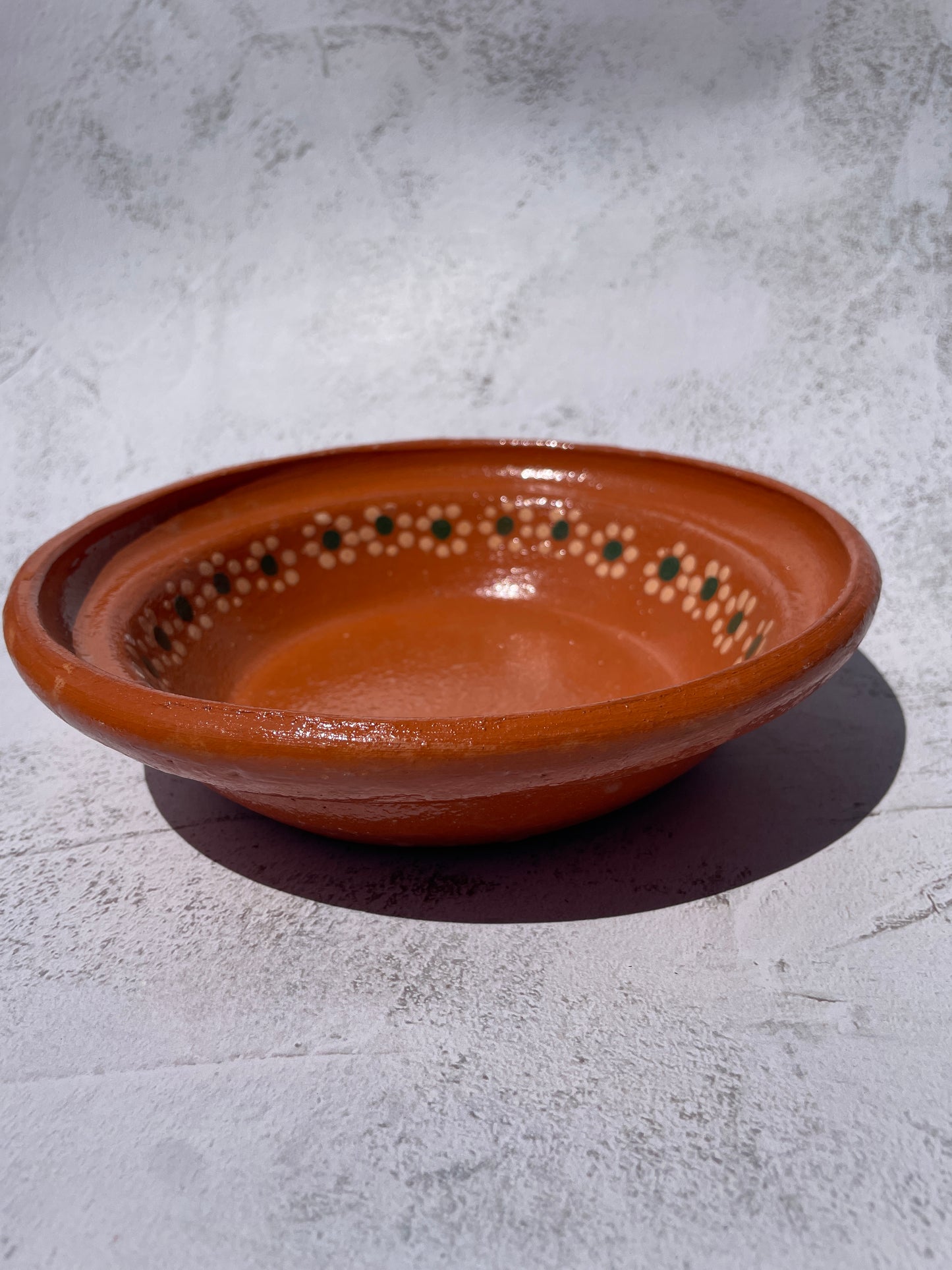 Tonala Mexican Clay Bowl Set of 4 Traditional Clay Bowls Plato Pozolero De Barro Lead Free