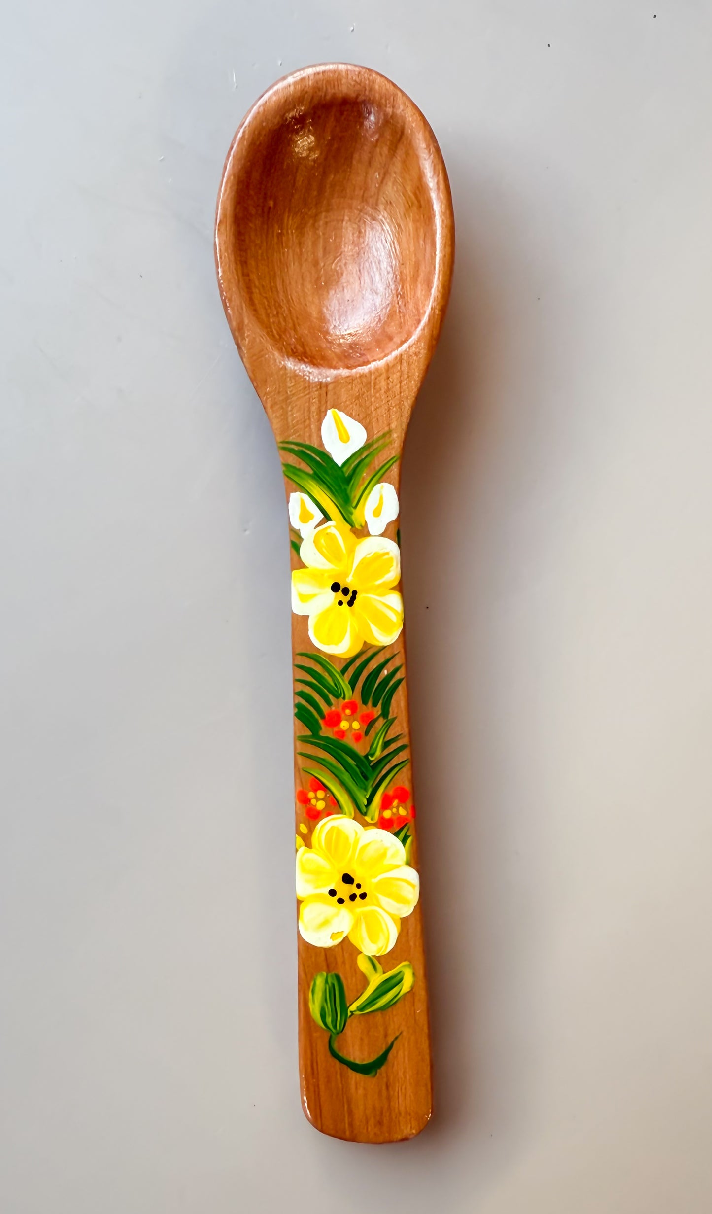 Mexican Spoons Colored Wooden Spoons Cucharas de Madera