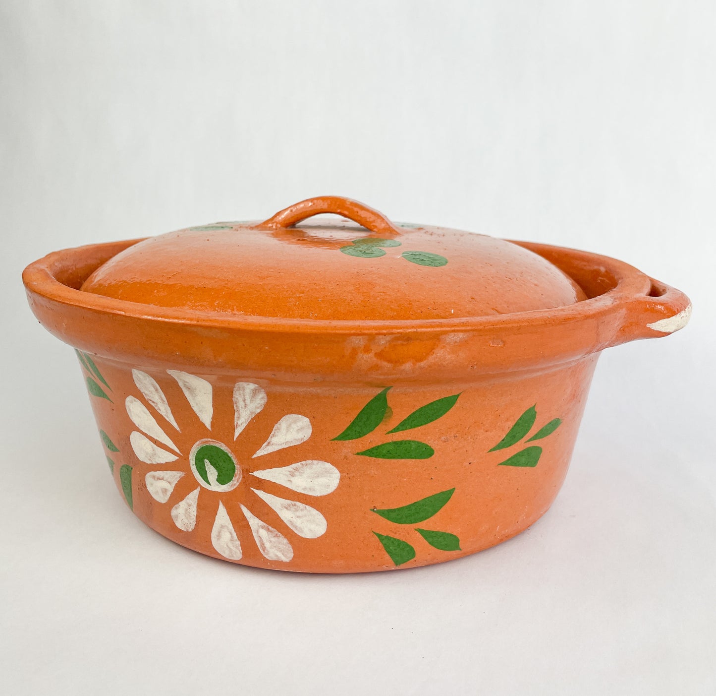 Mexican Clay Cazuela Cooking Pot Lead Free Authentic Clay Pots Sarten de Barro Hondo Casuela