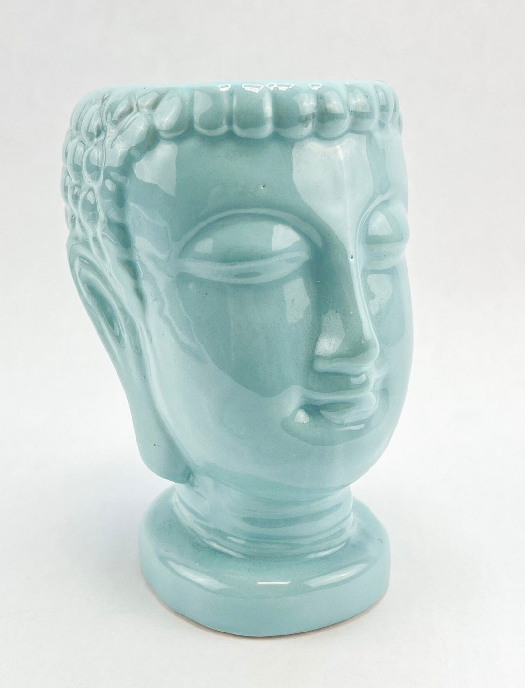 Ceramic Buddha Planter Ceramic Planter Buddha Planter Pot Buddha Head Planter