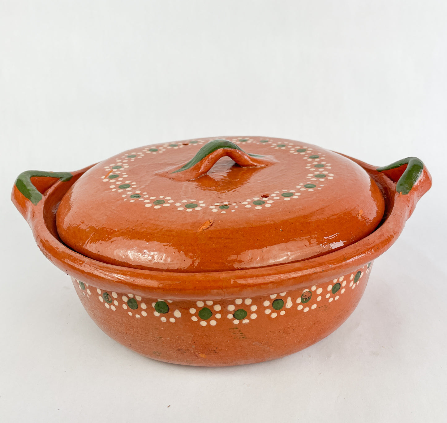 Michoacan Mexican Clay Cazuela Cooking Pot Lead Free Authentic Clay Pots Sarten de Barro Hondo Casuela