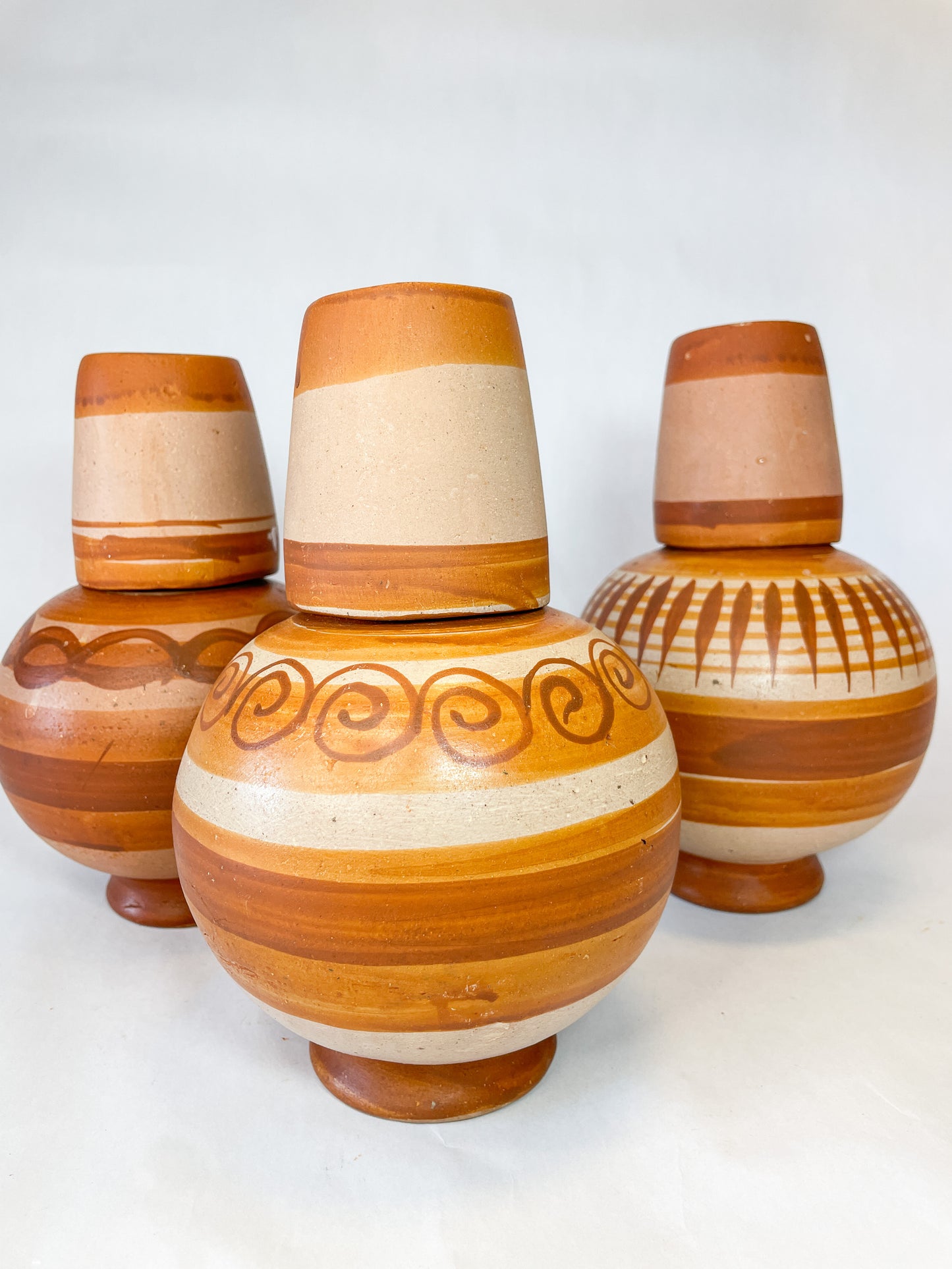 Jalisco Botellon de Barro Clay Water Jug Cantaro de Agua Terracotta Water Jug