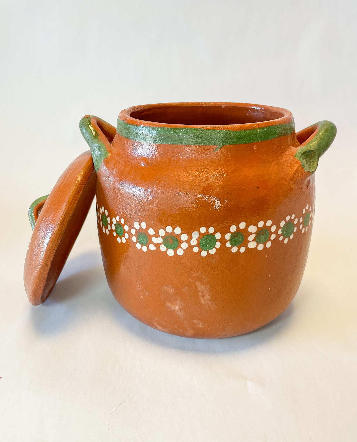 Michoacan Mexican Clay Pot Frijolera Mexican Clay Cooking Pot Small Olla Frijolera