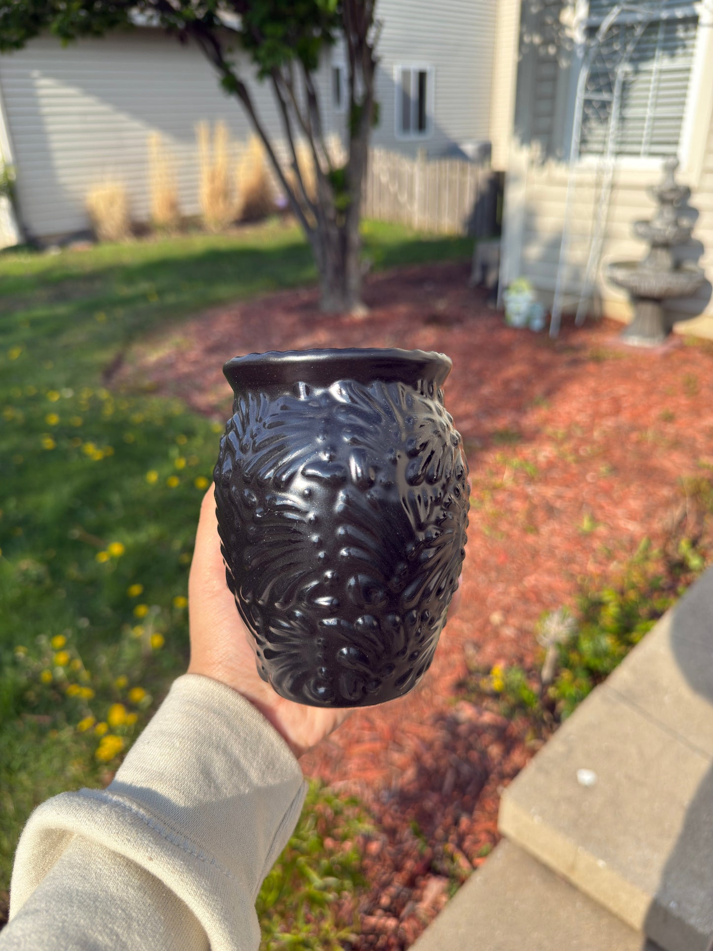 Talavera Cup Black - Cantarito Negro