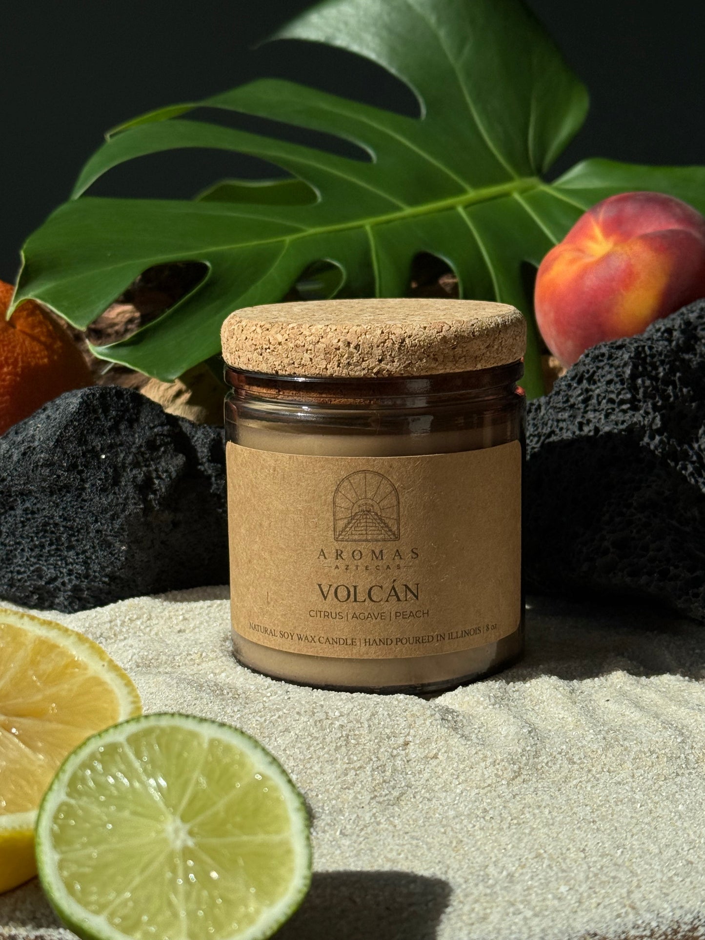 Volcán Soy Candle