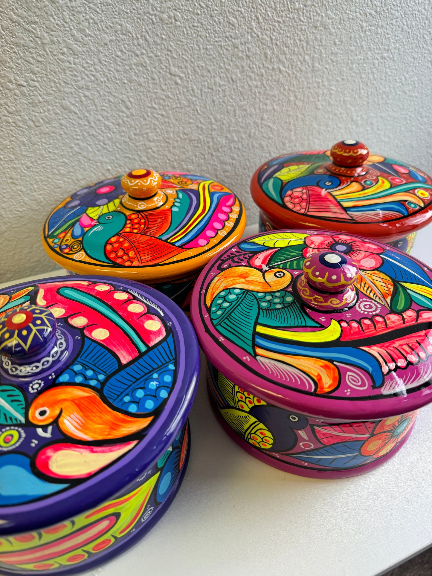 Mexican Tortilla Warmer Hand painted Tortillero