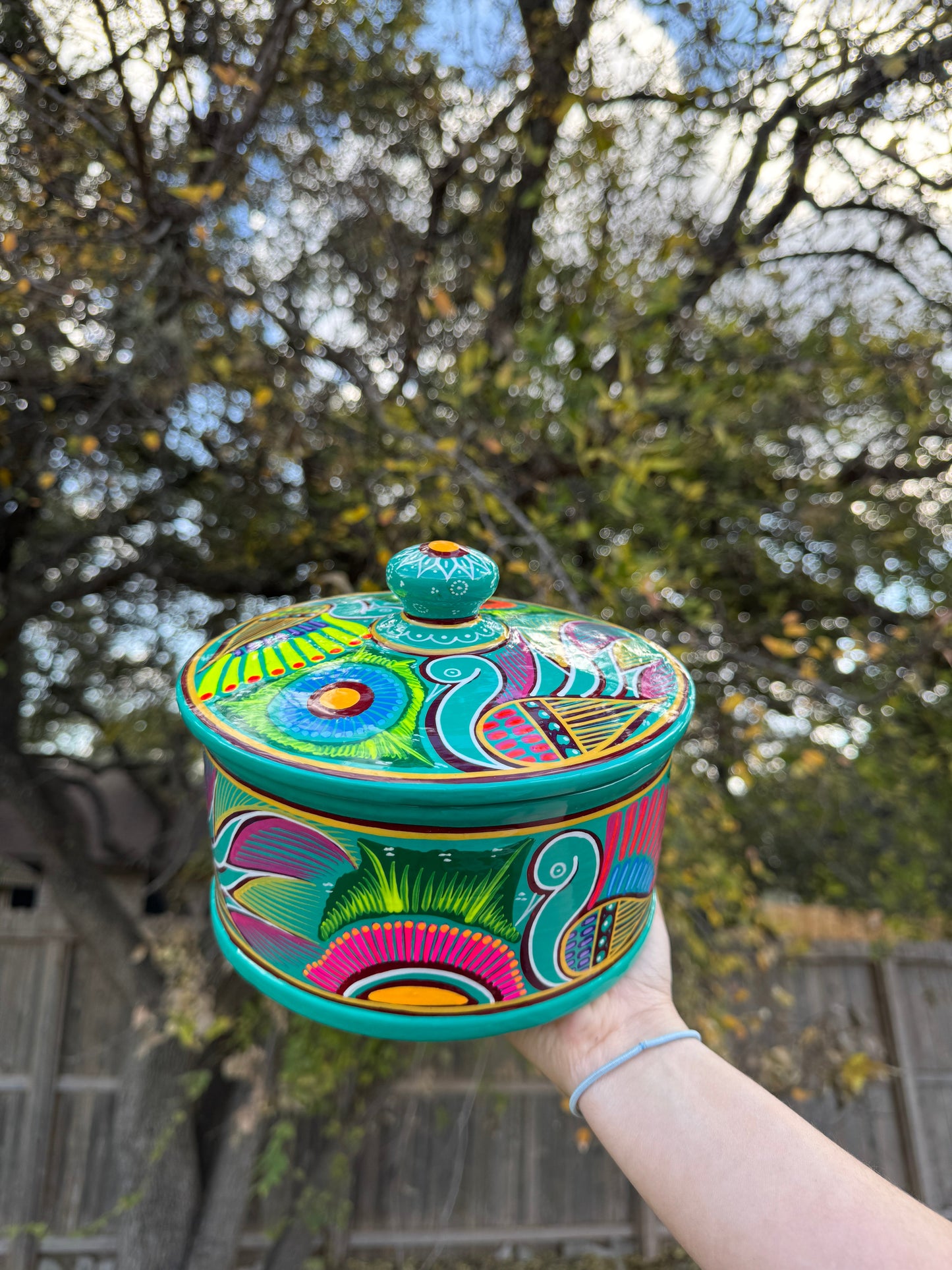Mexican Tortilla Warmer Hand painted Tortillero