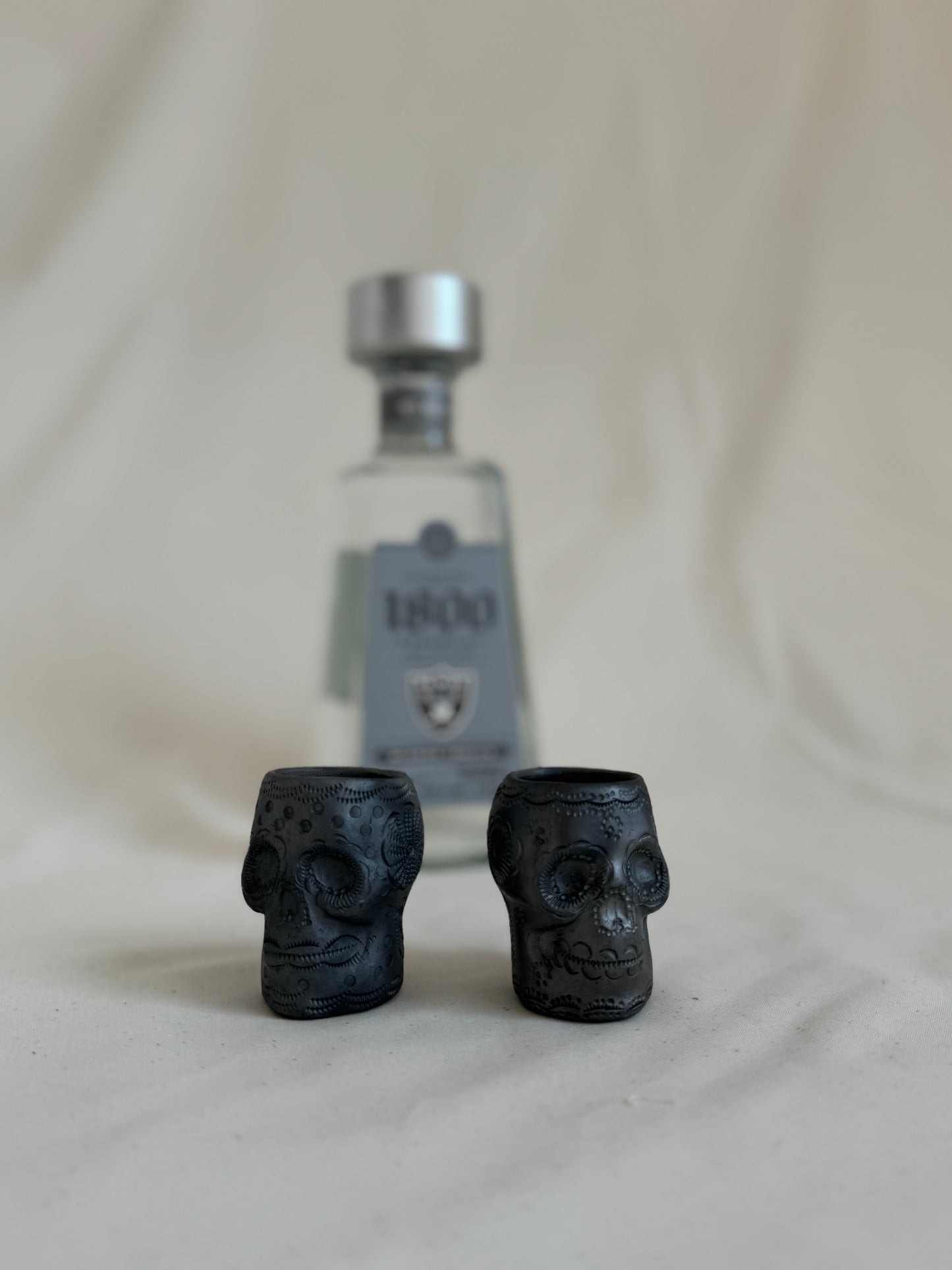 Shot skull Barro negro