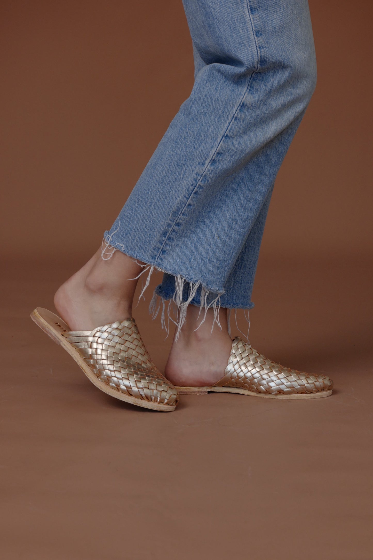Mexican Huarache Sandals Mexican Leather Sandals Gold