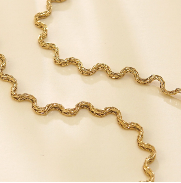La Apuesta Necklace and Bracelet Gold Plated - Set Pulcera y Collar