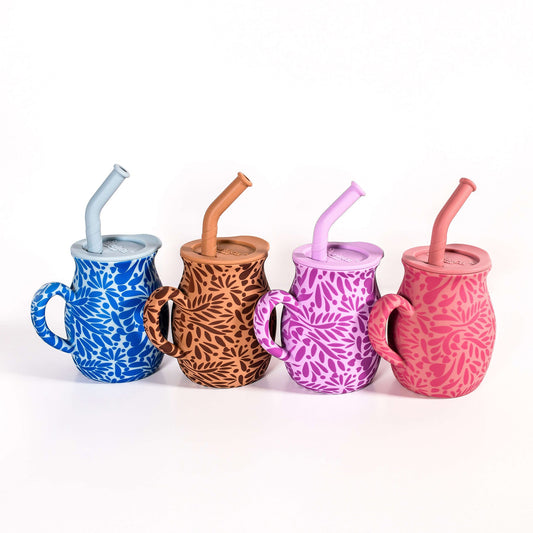 Talavera Inspired Non Spill Sippy Cup Talavera Mug Baby Sippy Cup