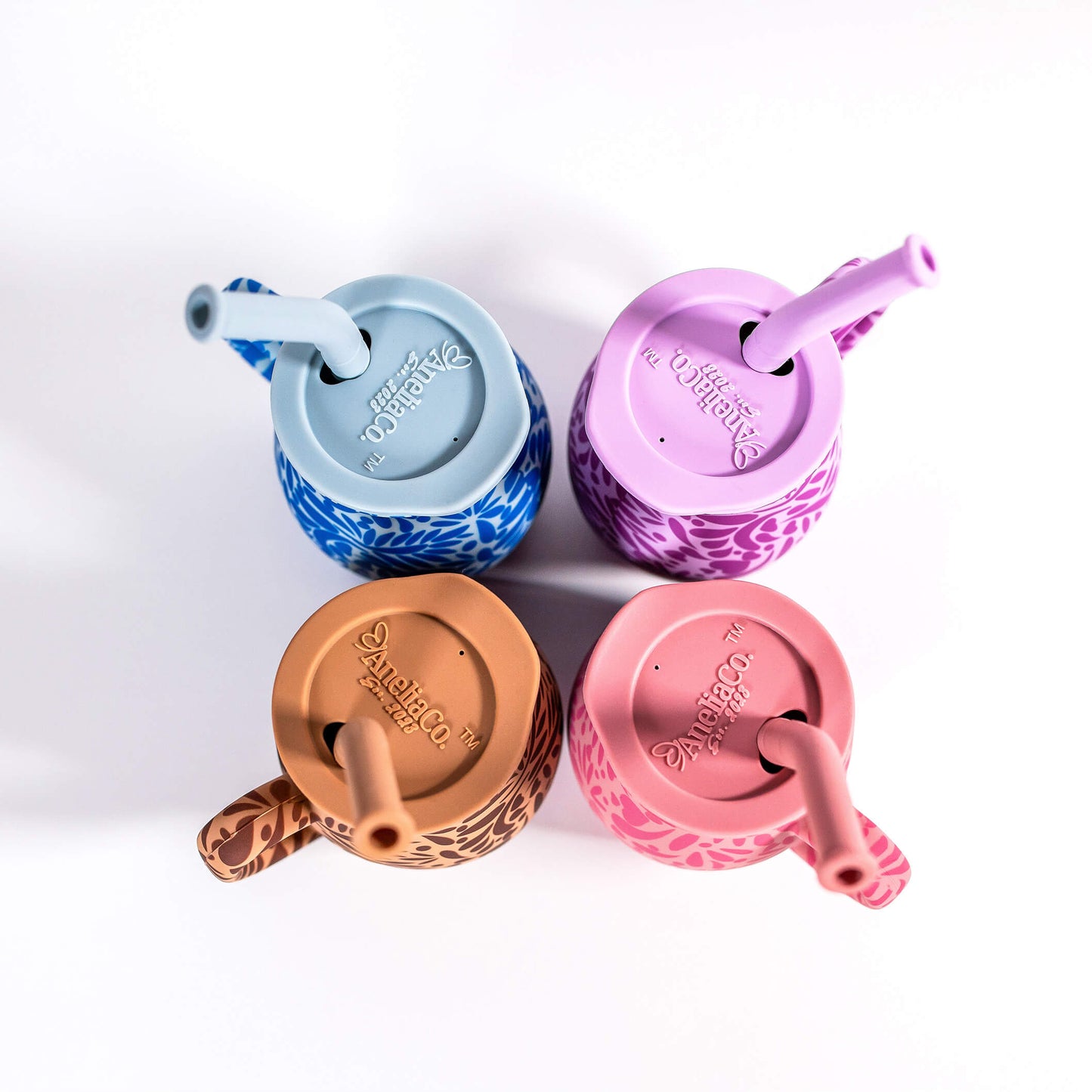 Talavera Inspired Non Spill Sippy Cup Talavera Mug Baby Sippy Cup