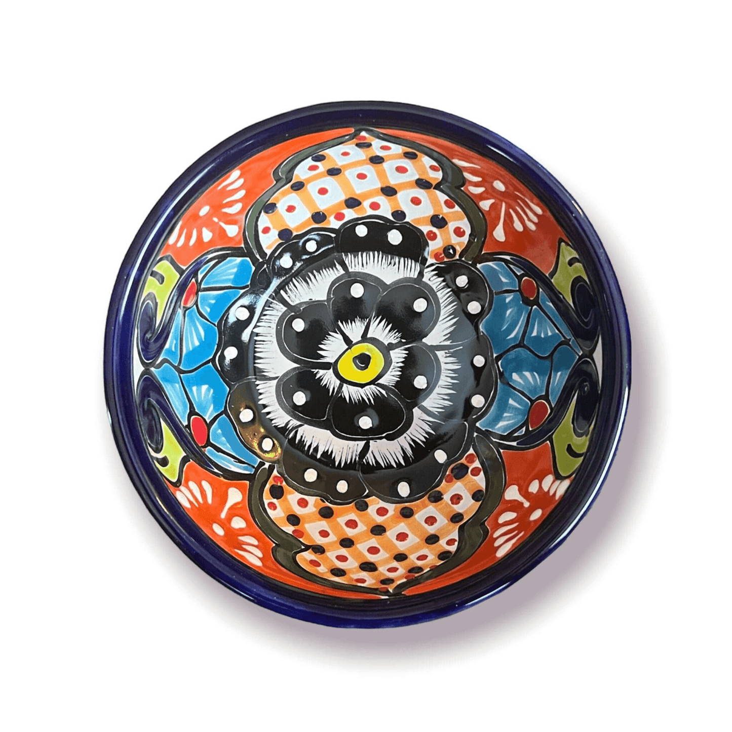 20-Piece Talavera Dinnerware Set | Handmade Floral Tableware (Seats 6)
