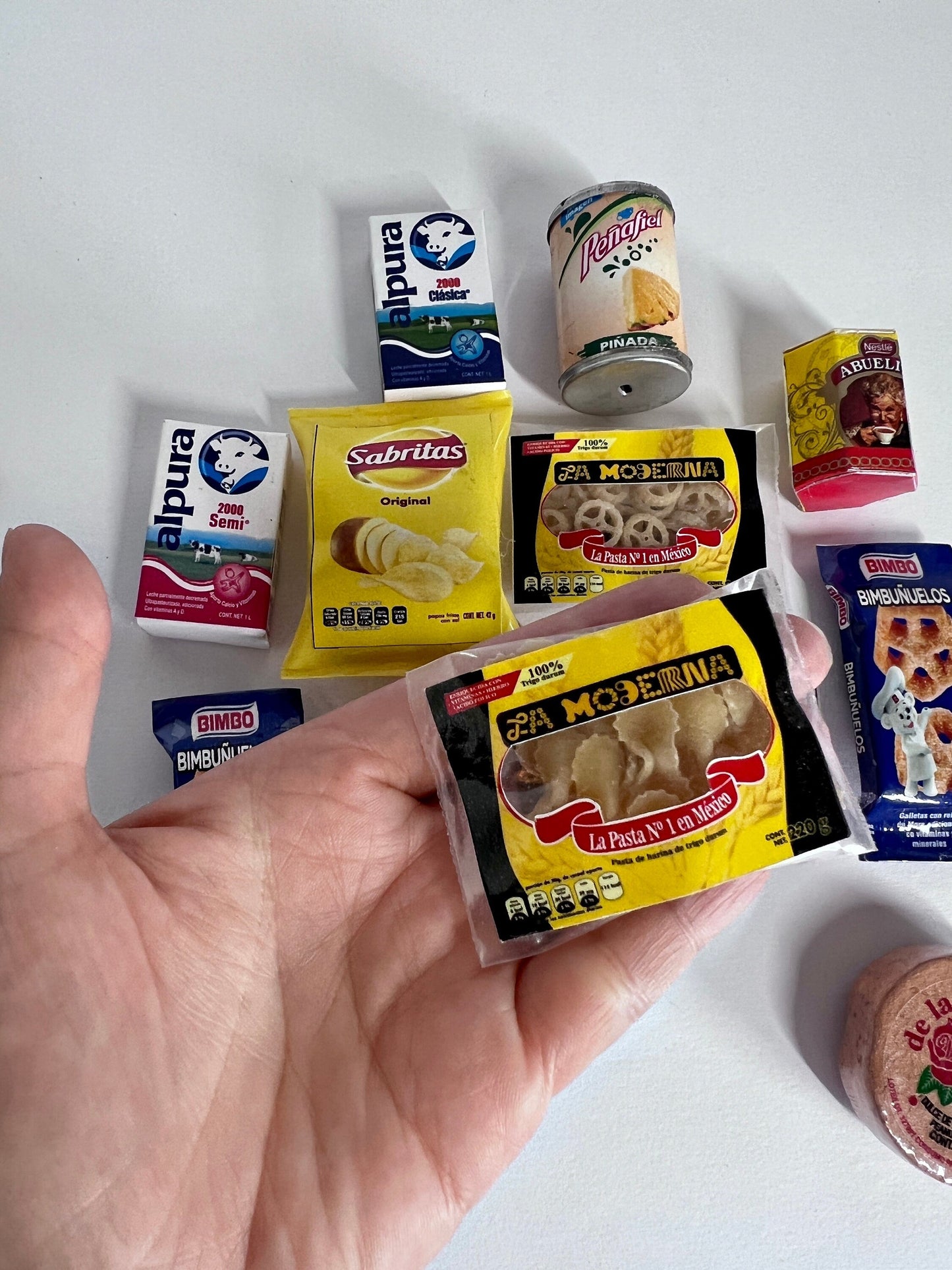 Mini Mexican food dishes, 10 pack, tacos, pan dulce, fruit, tamales, day of the dead