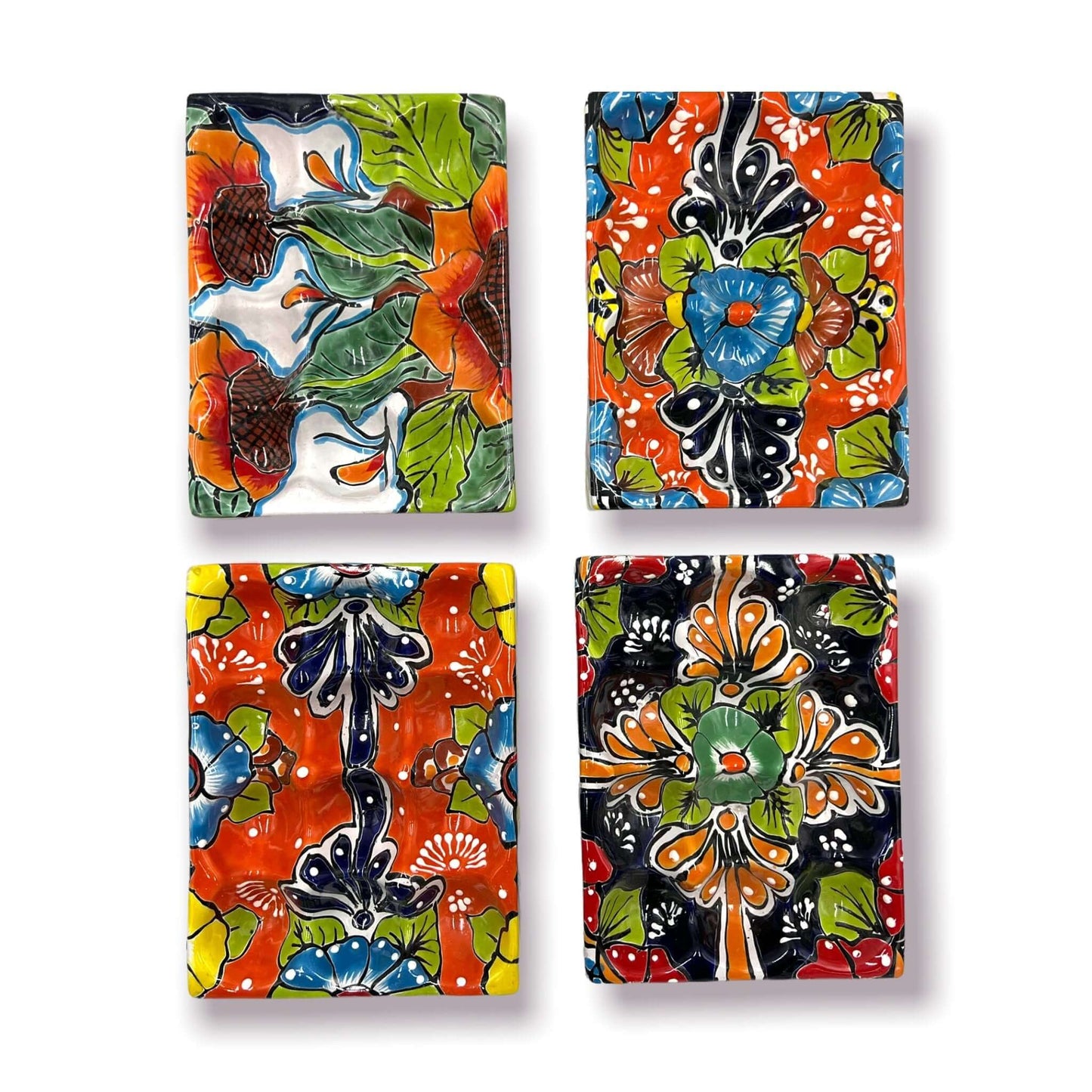 Talavera Ceramic Egg Holder | Hand-Painted Mexican Kitchenware