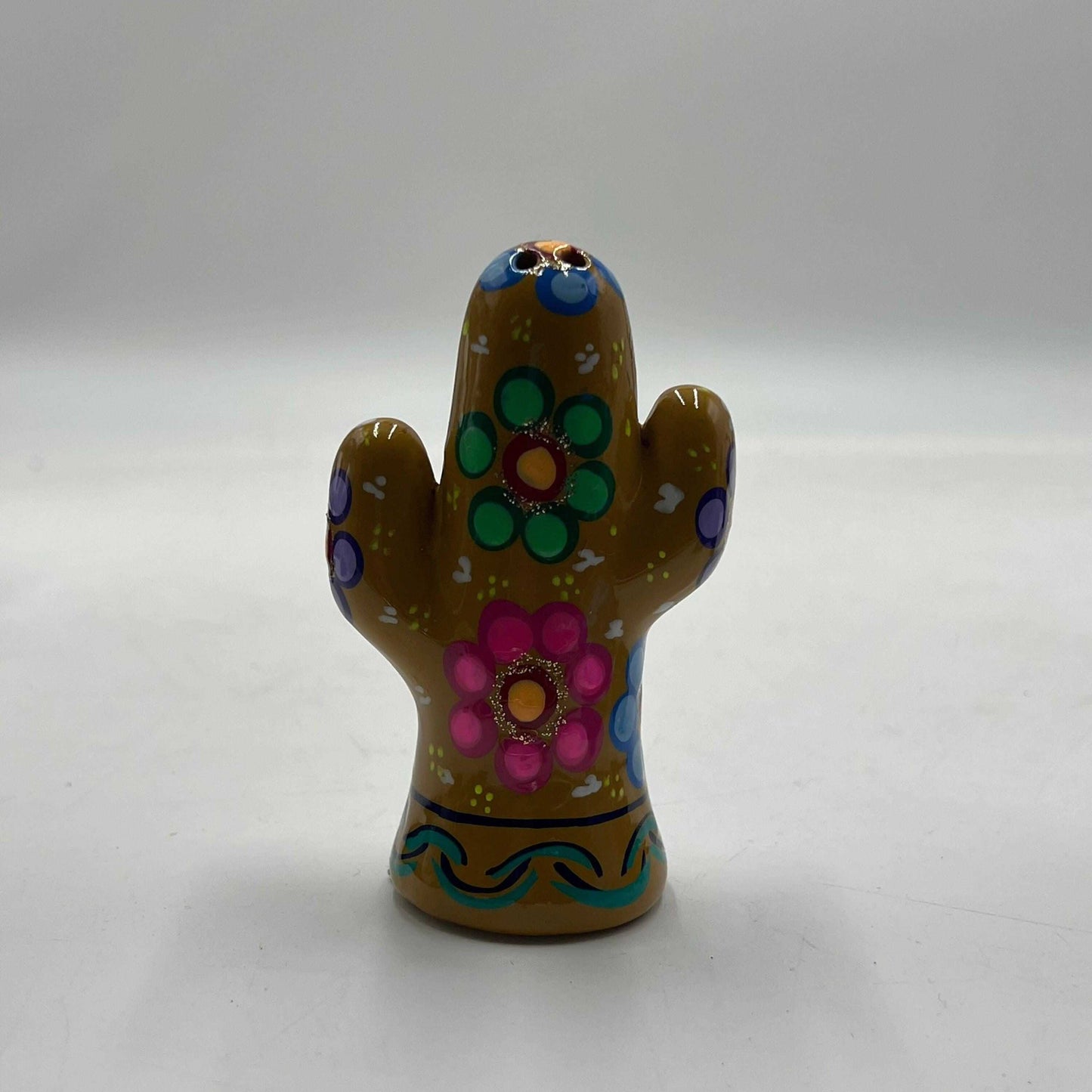 Talavera Cactus Salt & Pepper Set | Handmade Mexican Pottery