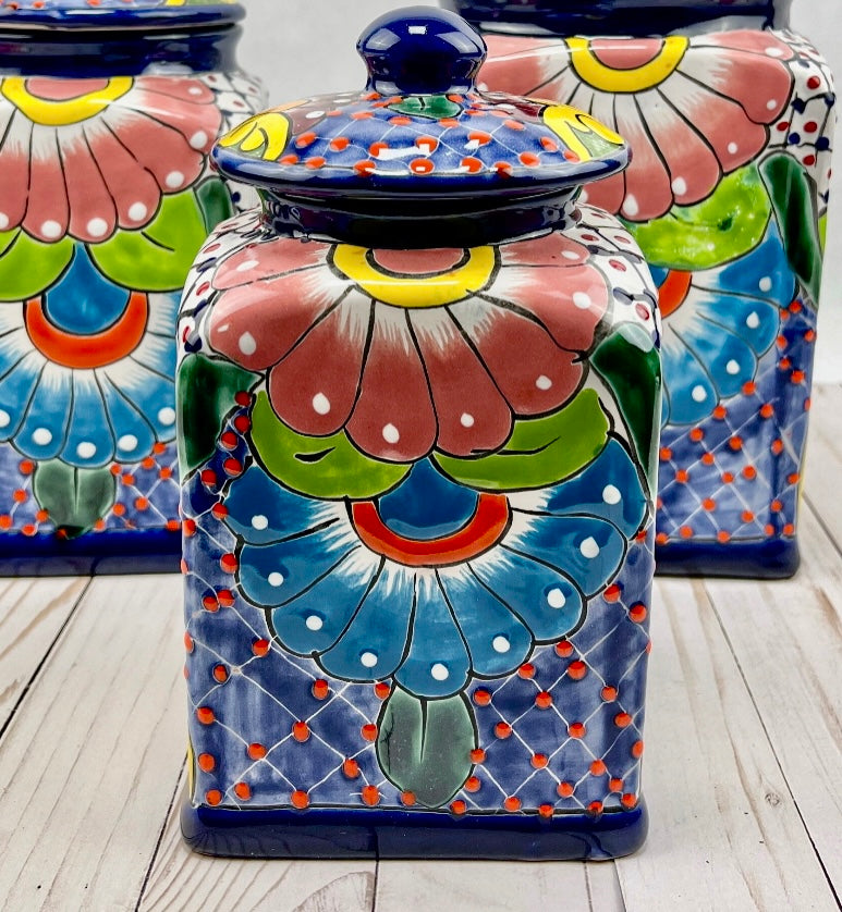 Talavera Large Canister Large Containers Cookie Jar Sugar Rice