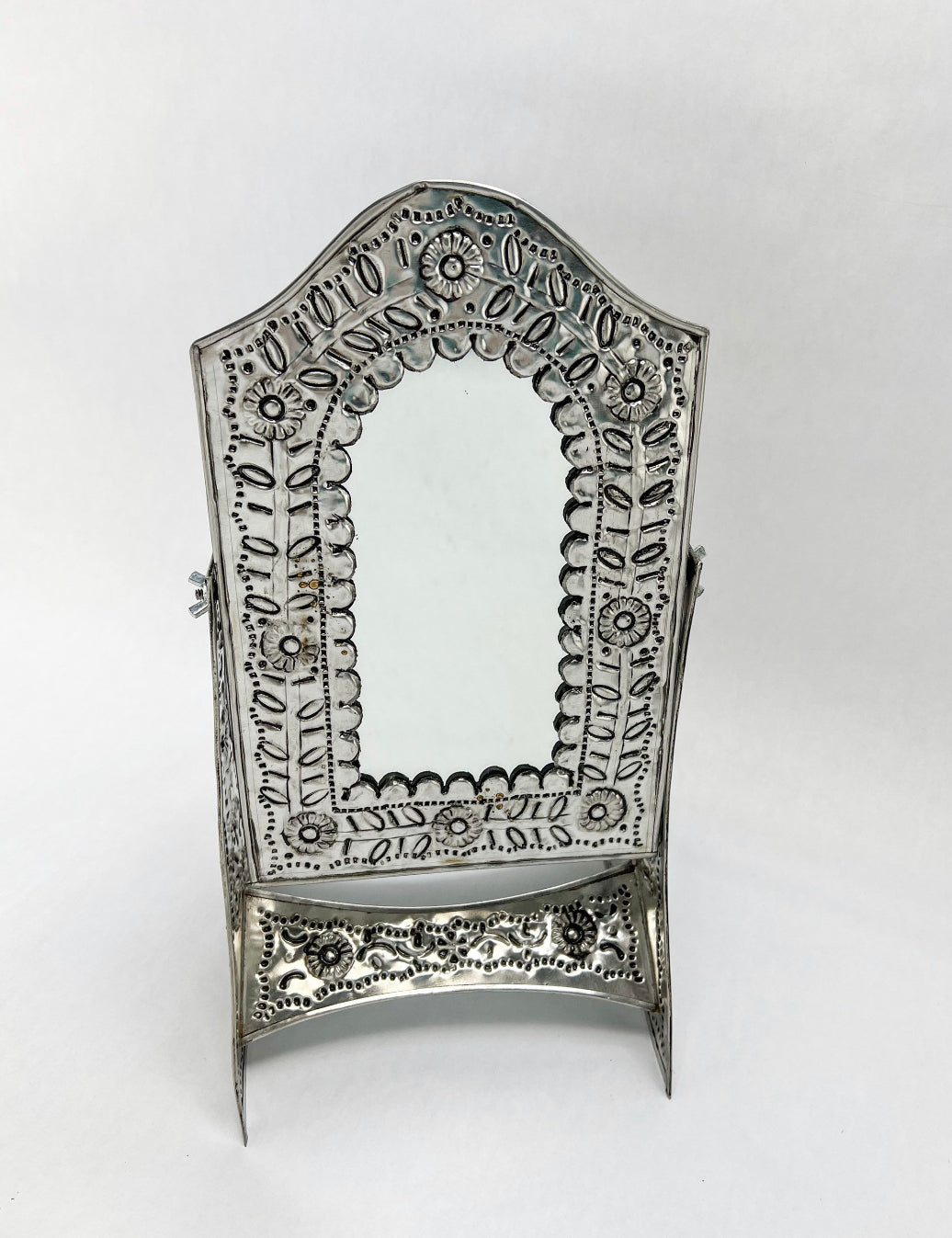 Mexican Punched Tin Mirrors 15 Inch Vanity Mirror Punched Tin Punched Tin Patterns Mexican Tin Mirrors