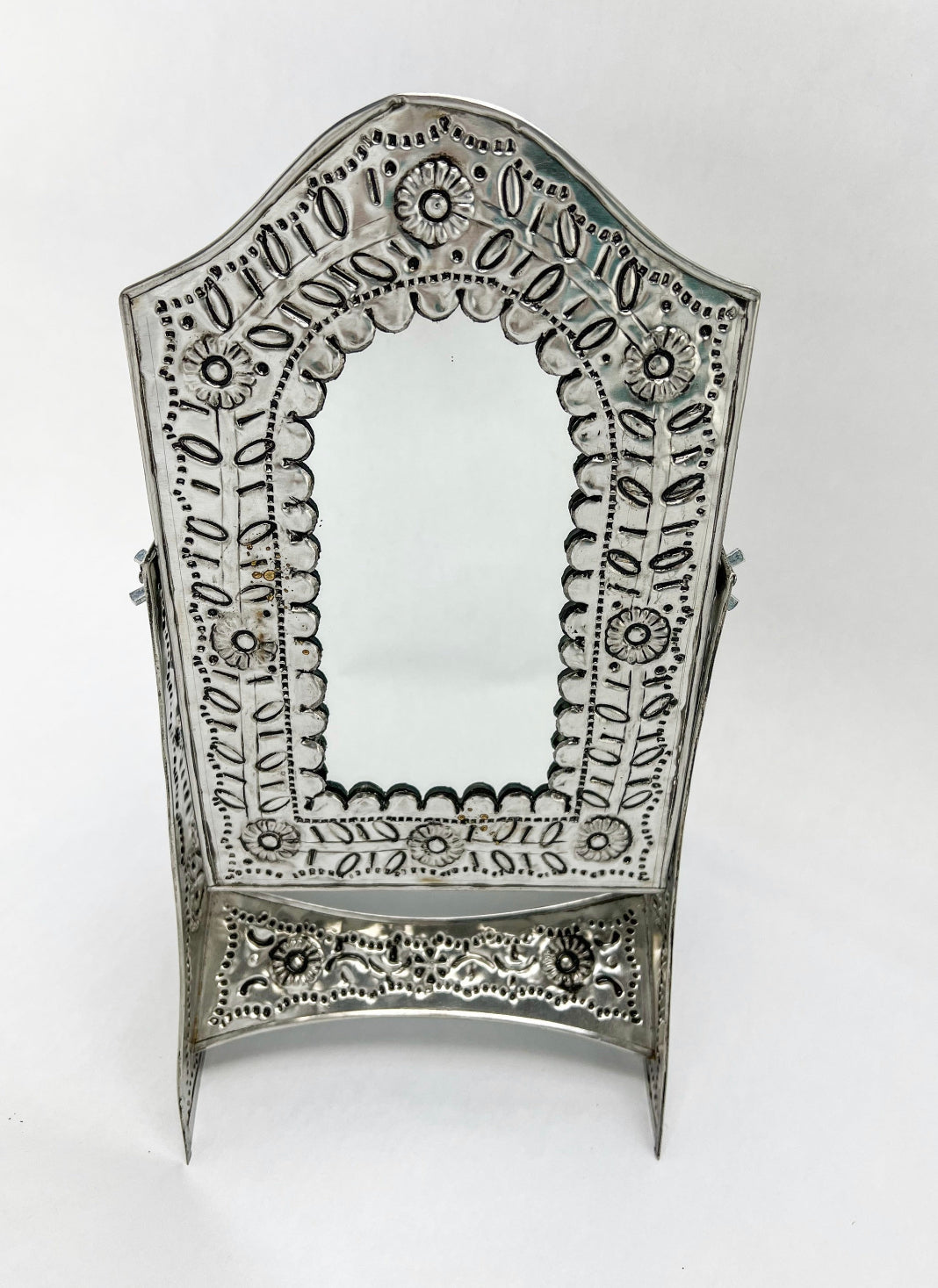 Mexican Punched Tin Mirrors 15 Inch Vanity Mirror Punched Tin Punched Tin Patterns Mexican Tin Mirrors