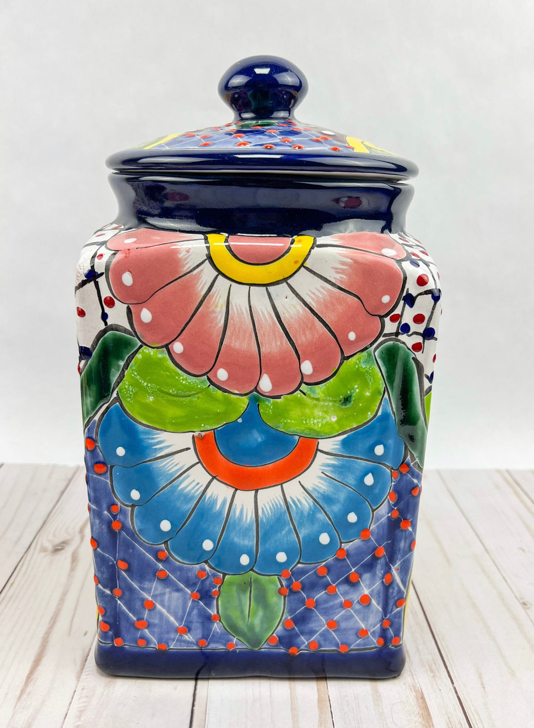 Talavera Large Canister Large Containers Cookie Jar Sugar Rice