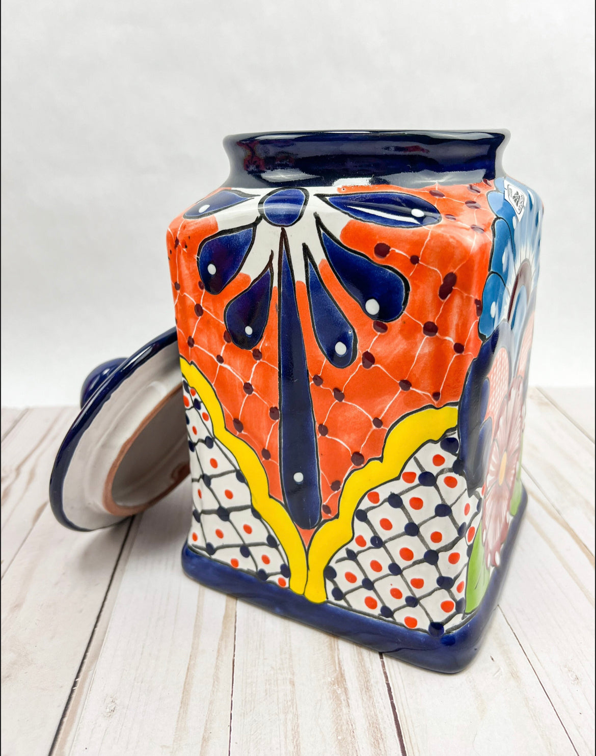 Talavera Large Canister Large Containers Cookie Jar Sugar Rice