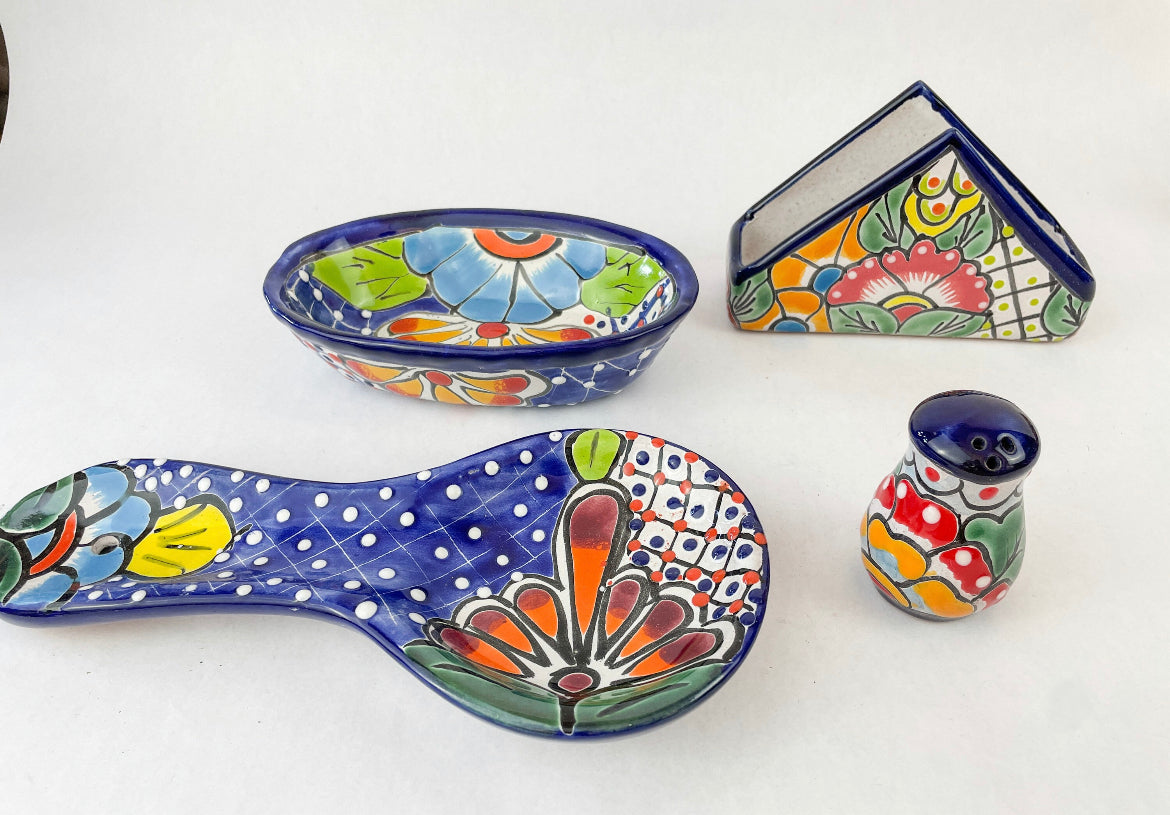 Talavera Salt Pepper Shaker Salero