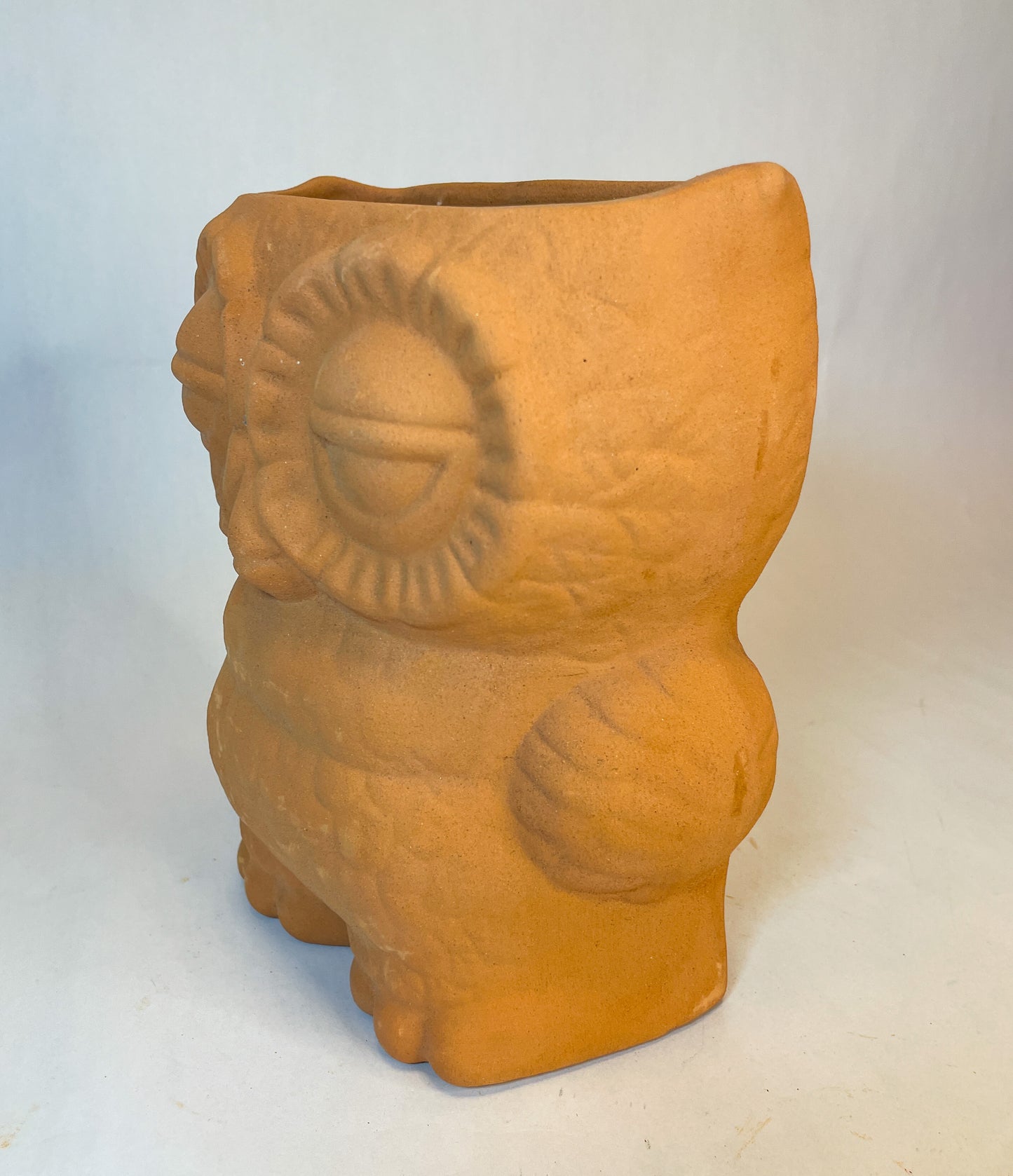 Terracotta Owl Planter Wall Planter Maceta de Búho De Pared