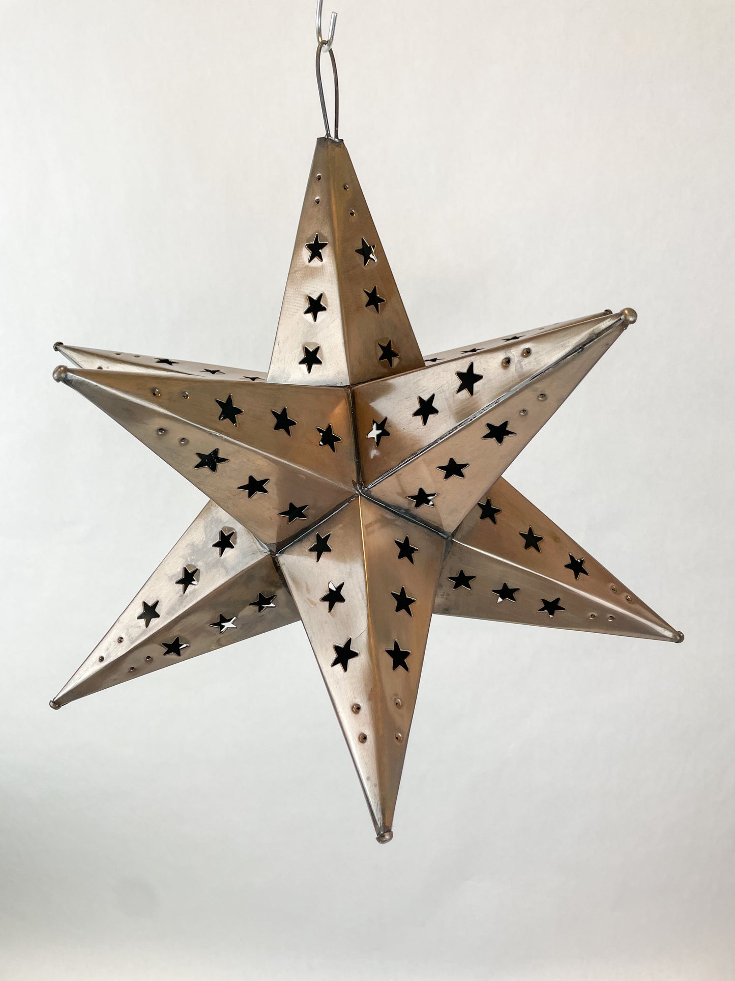Mexican Tin Stars Estrellas Tin Star Light
