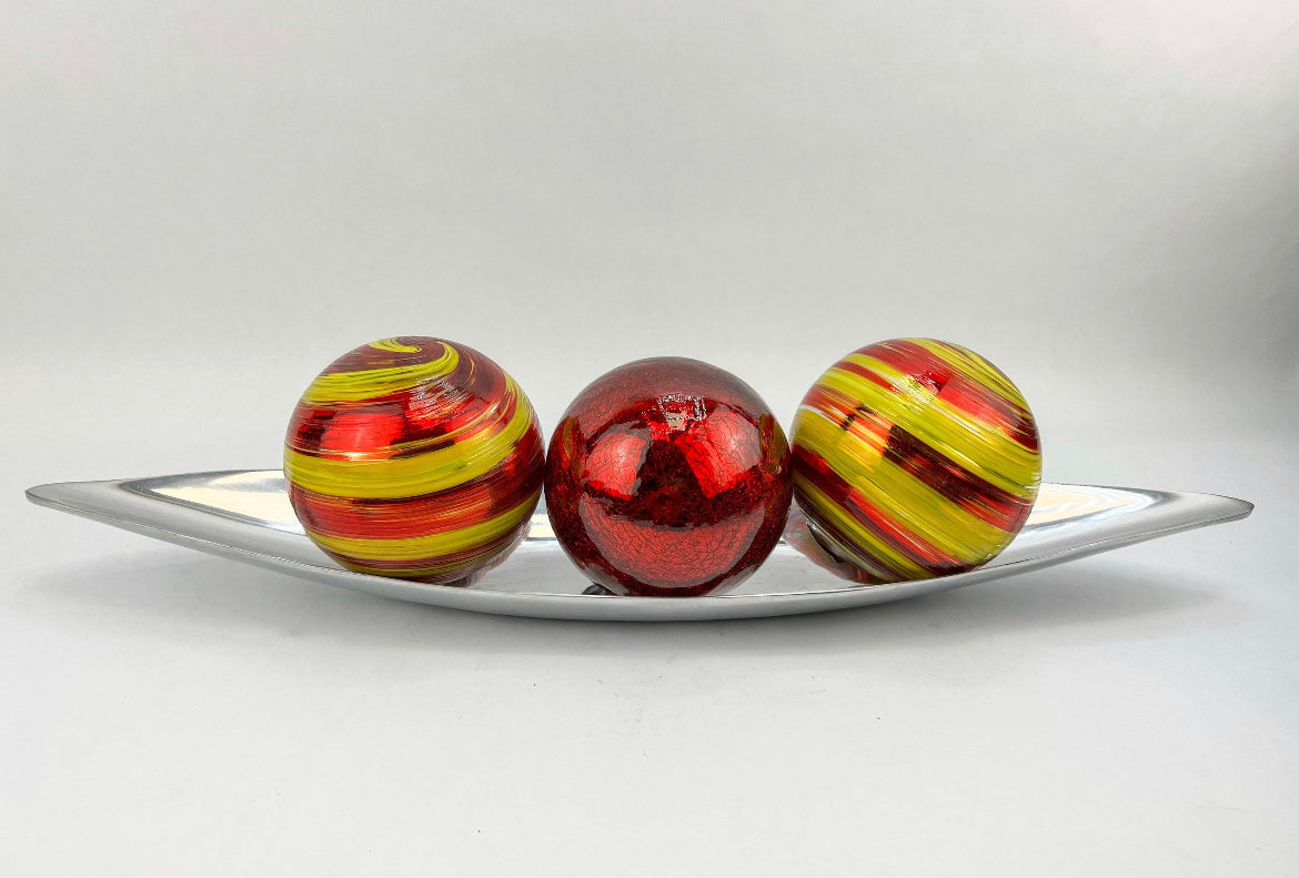 Handblown Balls Blown Glass Balls Decorative Spheres Glass Wall Decor