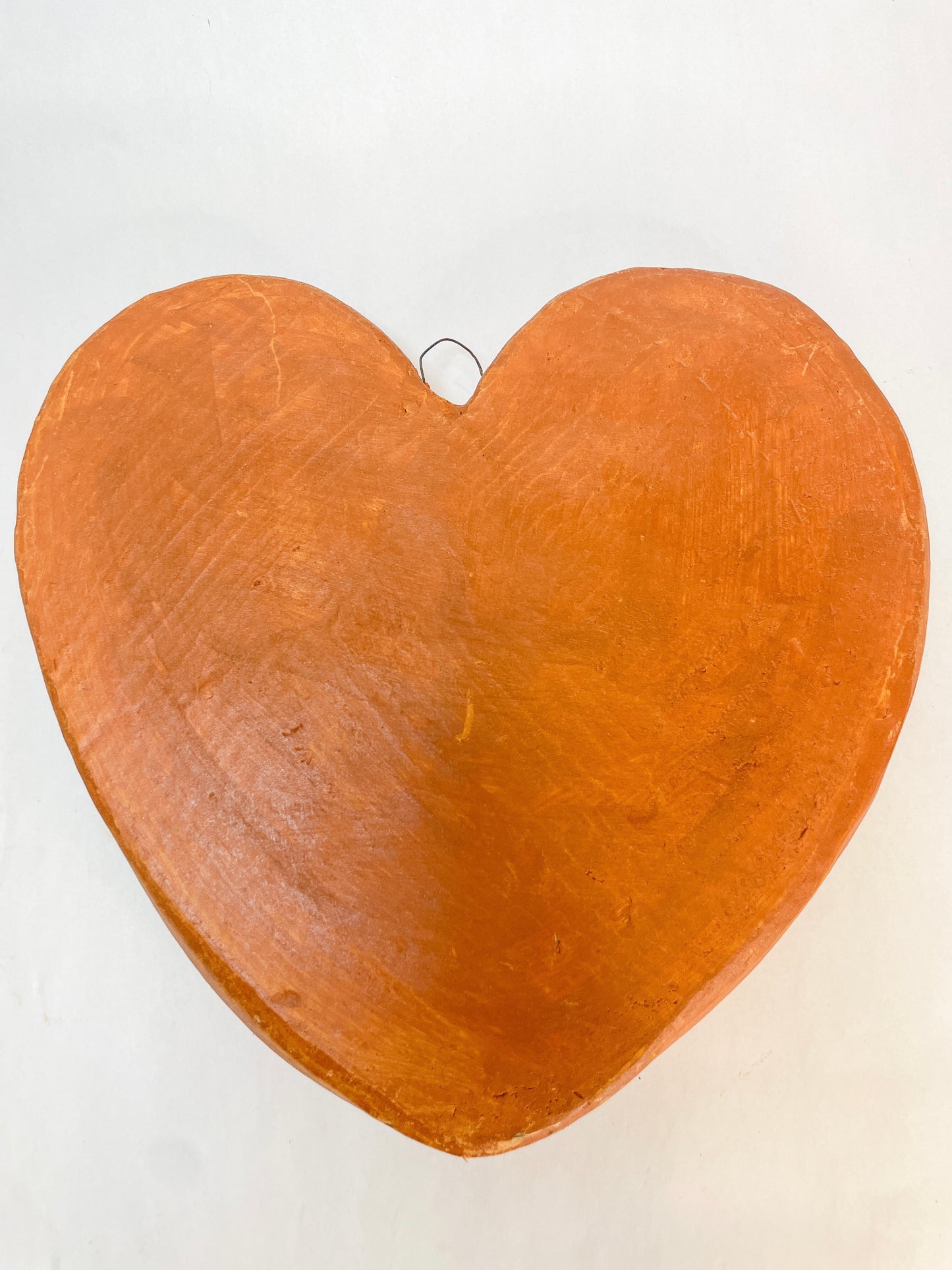 Oaxaca Wall Heart 9 INCHES Corazon de Barro Bordado De Pared