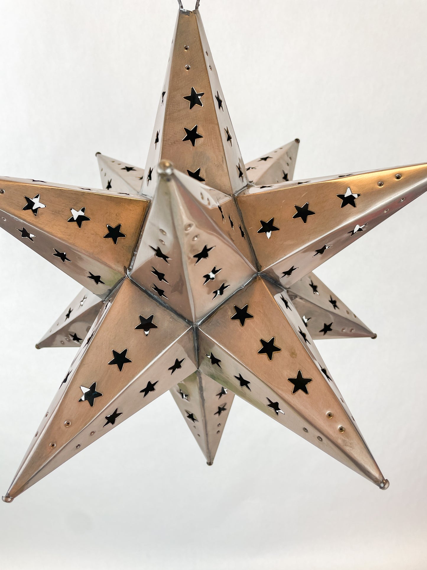 Mexican Tin Stars Estrellas Tin Star Light