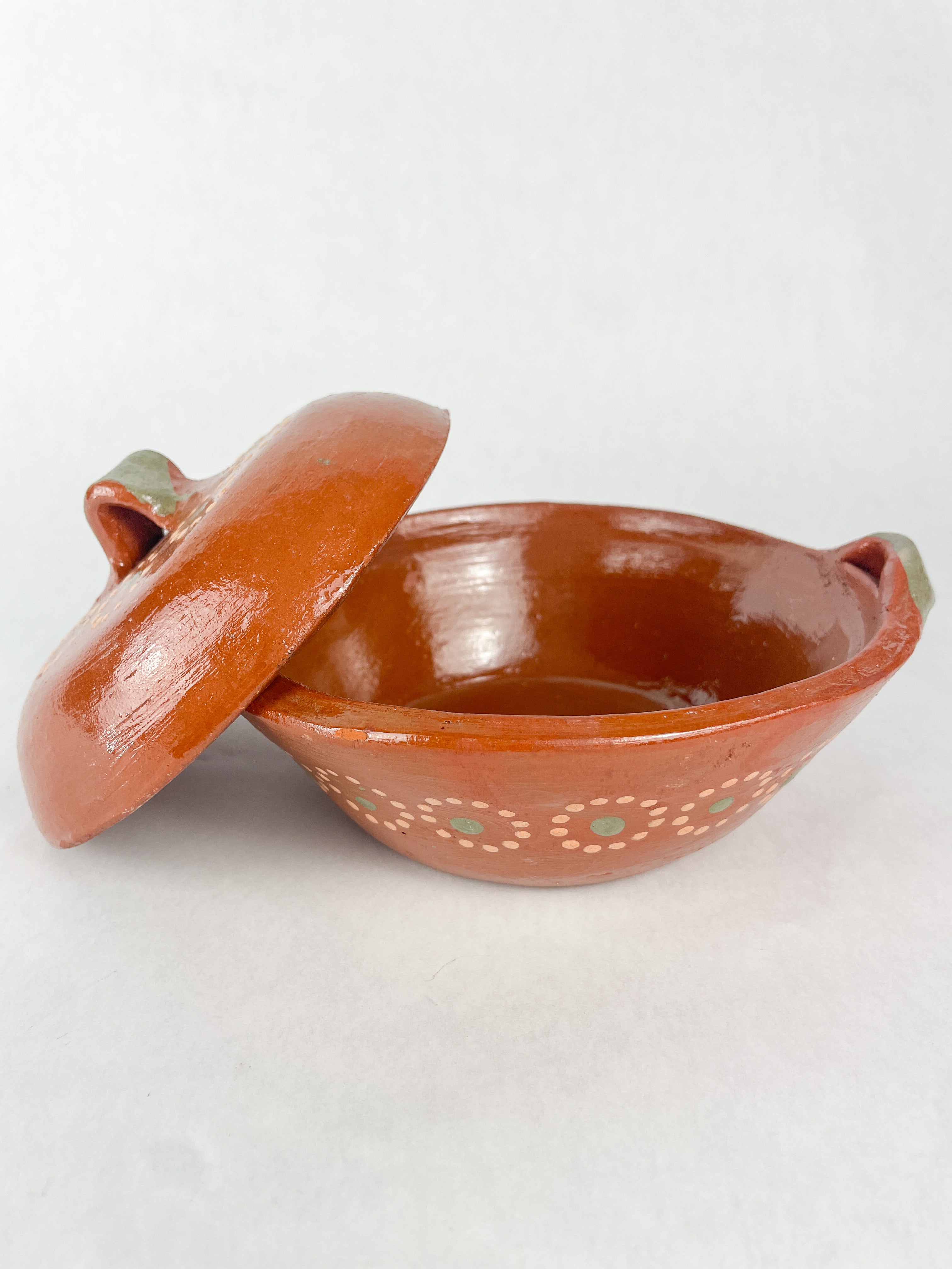 Michoacan Mexican Clay Bowl with Lid Marranito Salsera Mexican Marrani –  Ibarra Imports