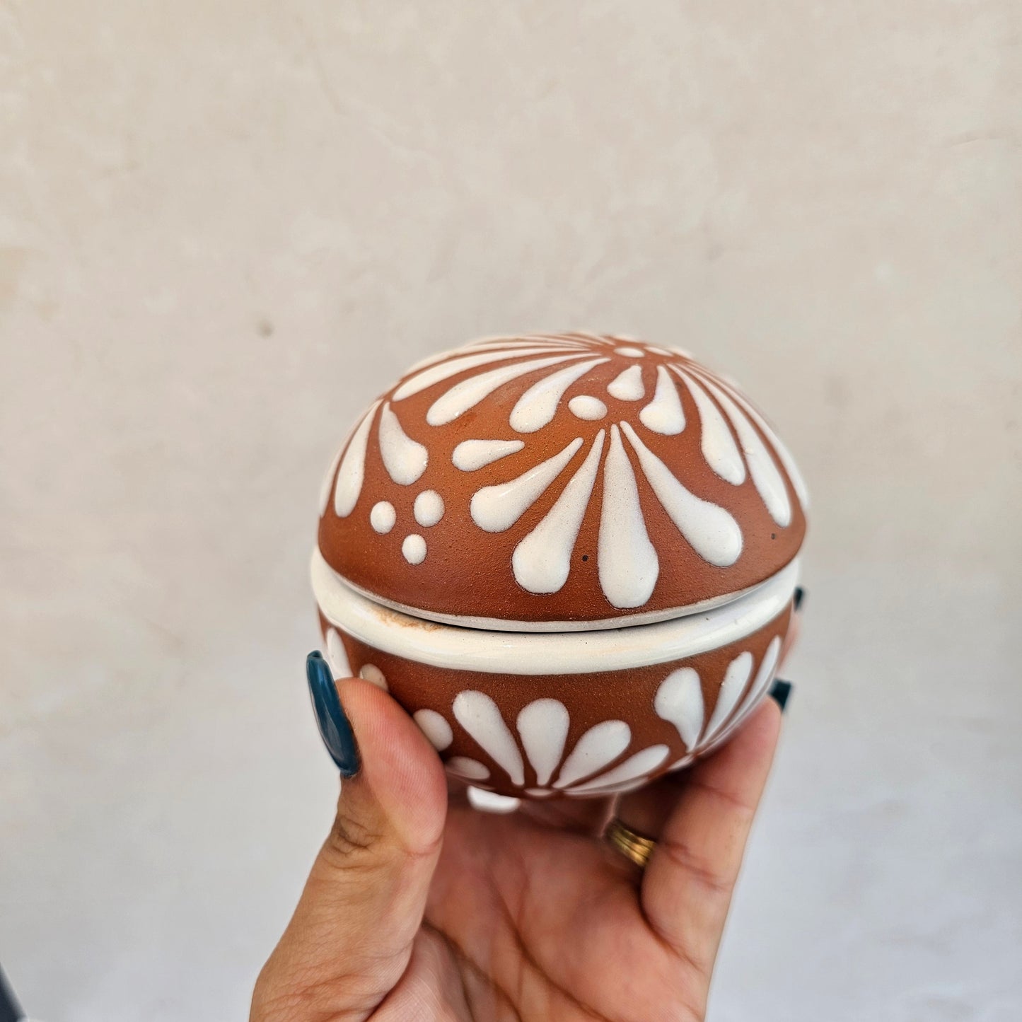 Mexican Candle Handmade Jewelry Box Alhajero Joyero