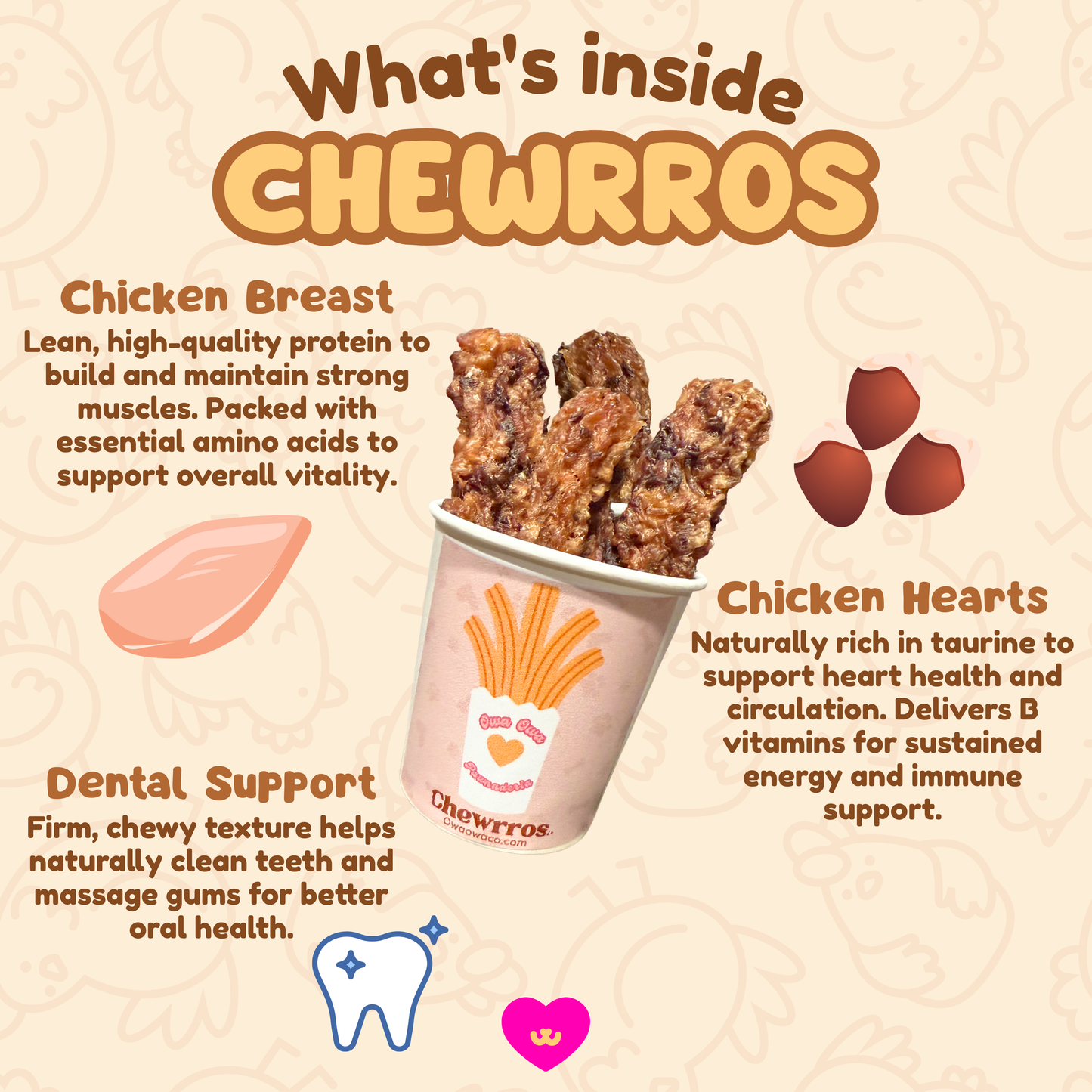 Chewrros Churro-Inspired Dental Treats for Dogs