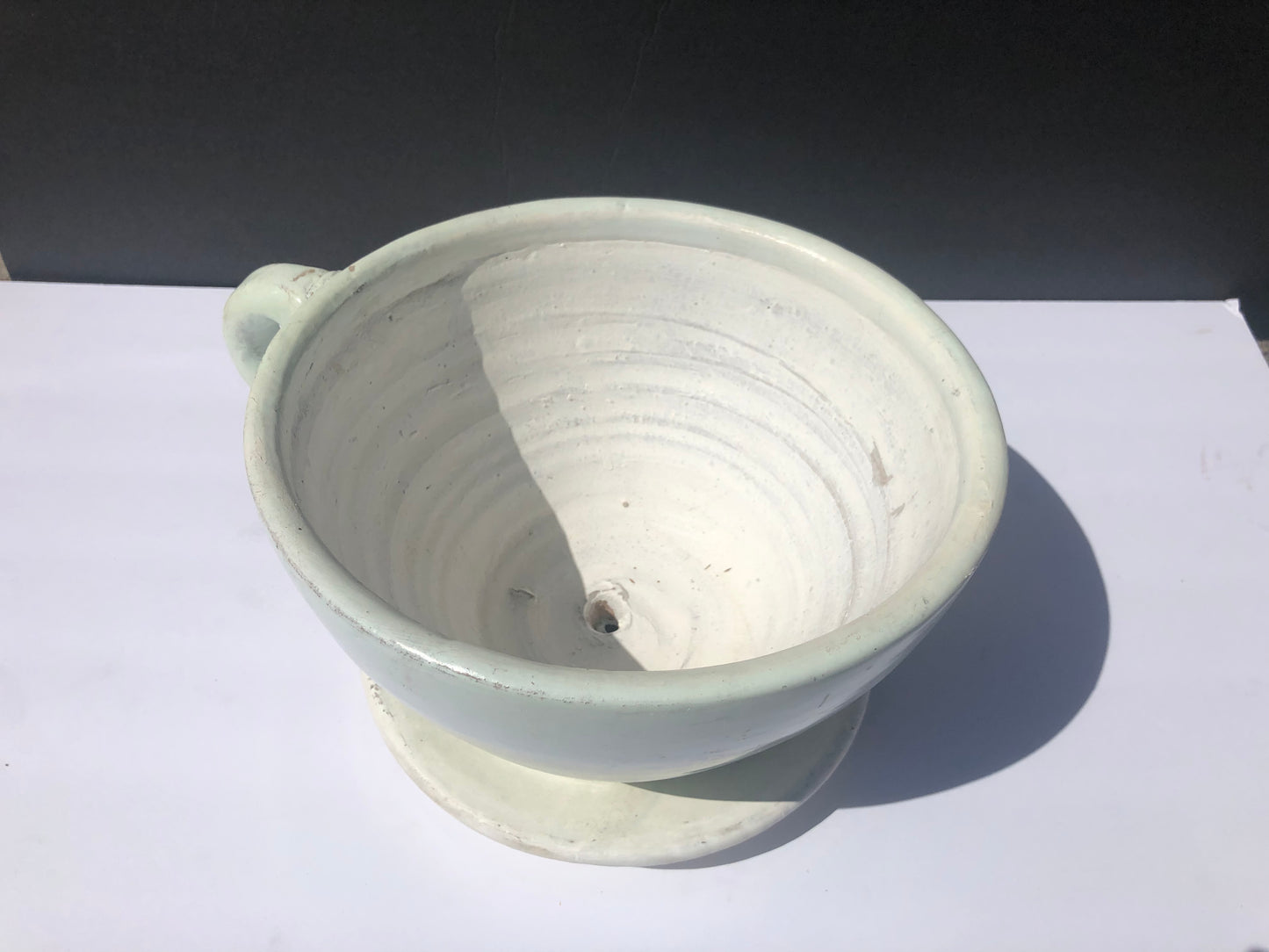 Terracota Saucer With Plant Pot Farmhouse Style Tea Cup Planter