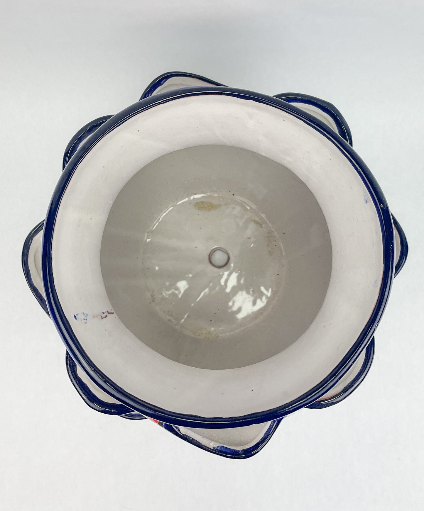 Talavera Strawberry Pot 13 In Large Talavera Flower Pot 10-Pocket