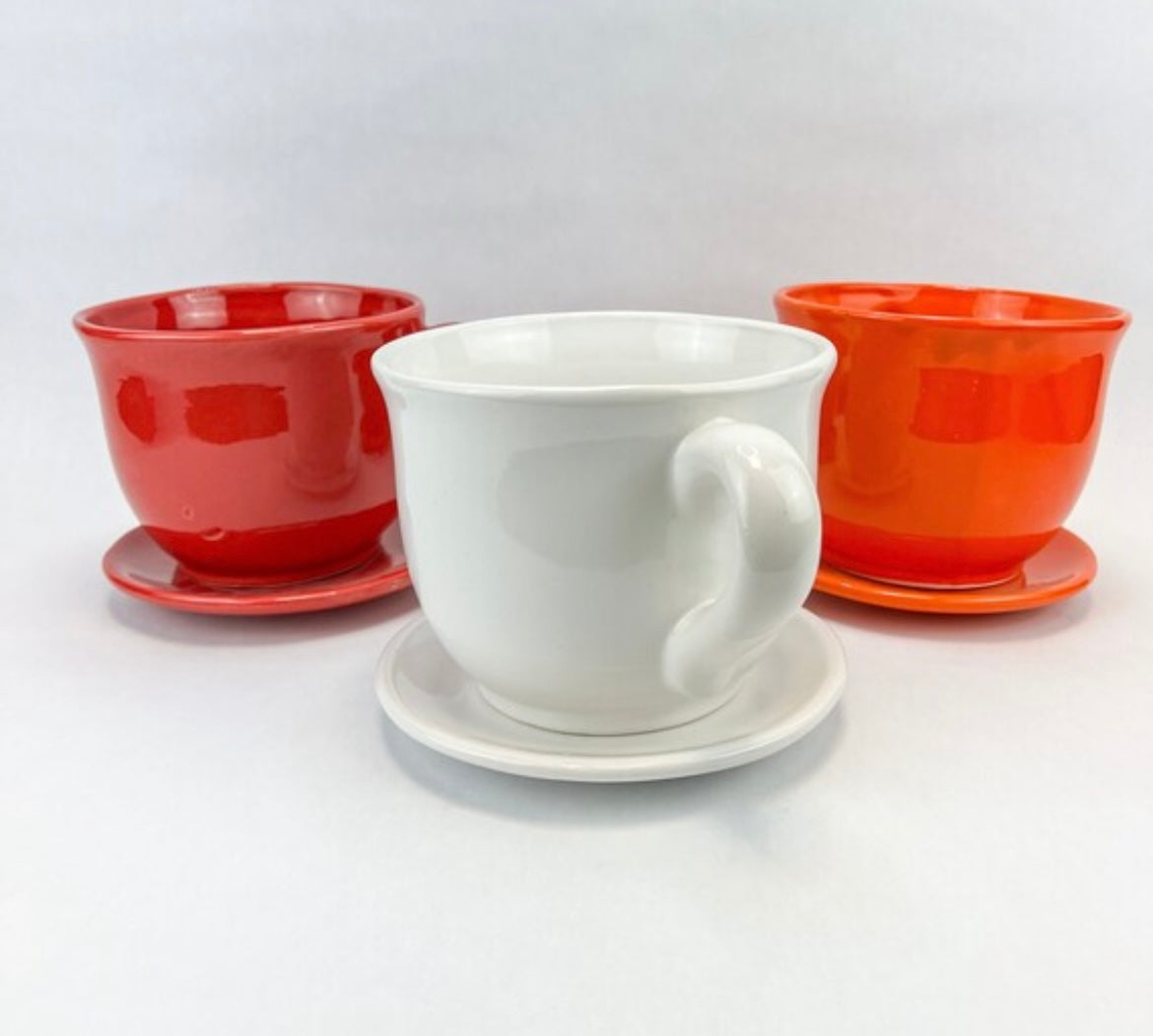 Ceramic Pot With Saucer Ceramic Plant Saucer Pot Indoor Ceramic Plant Pot