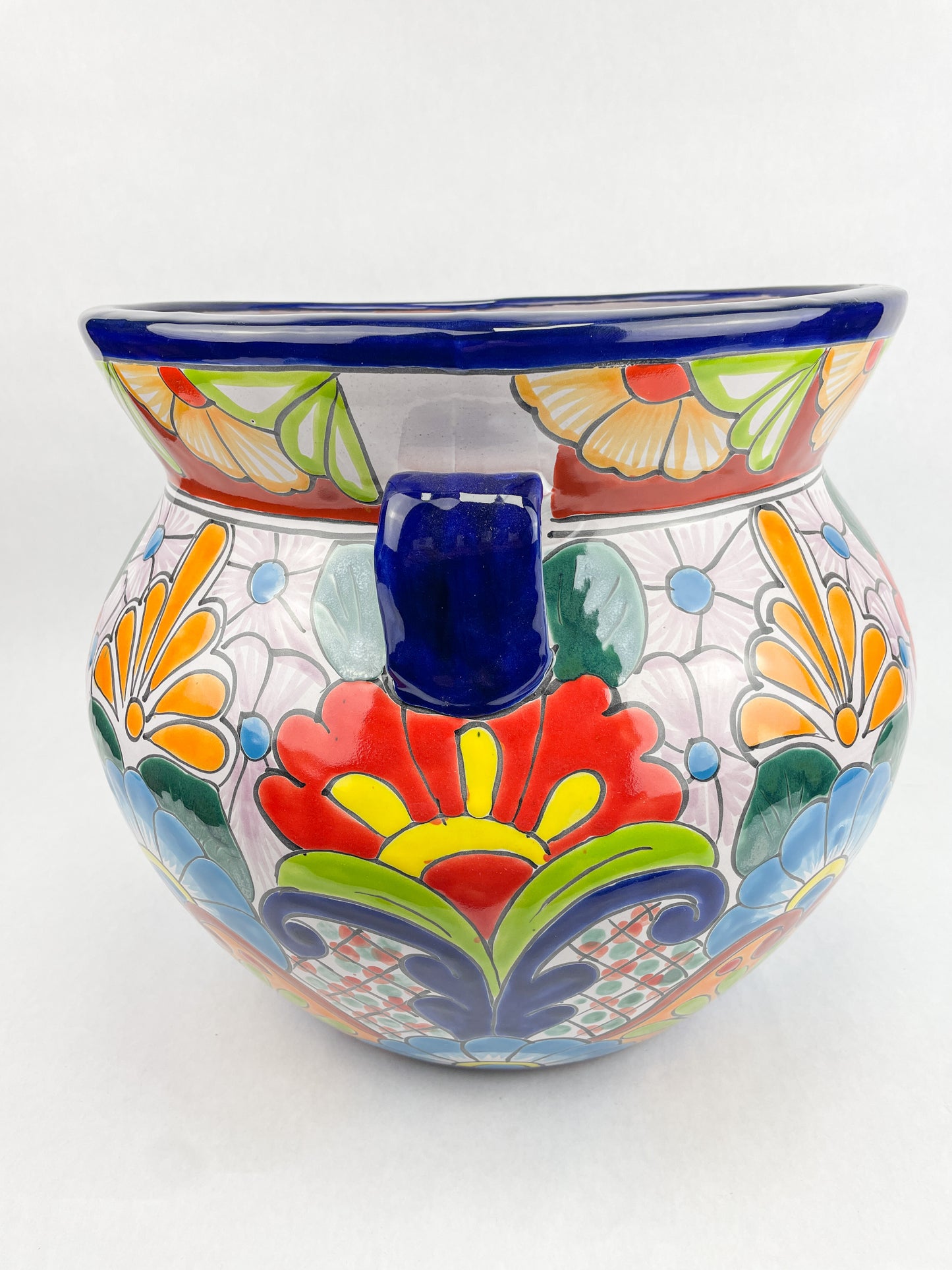 Mexican Planters Mexican Pottery Planters Large Mexican Pottery Planters Talavera Planters
