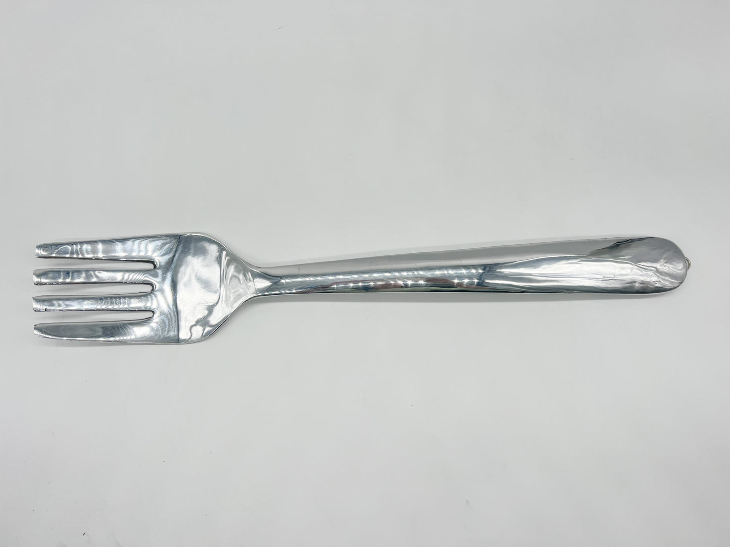 Giant Fork And Spoon Wall Decor 22 Inch Oversized Silver Wall Utensils