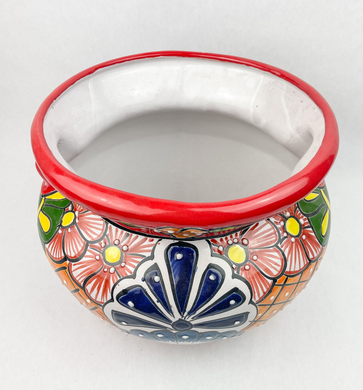 Talavera Flower Pots 10 Inches Talavera pottery Michoacana Planter
